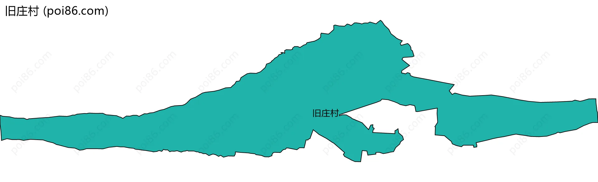 旧庄村边界地图