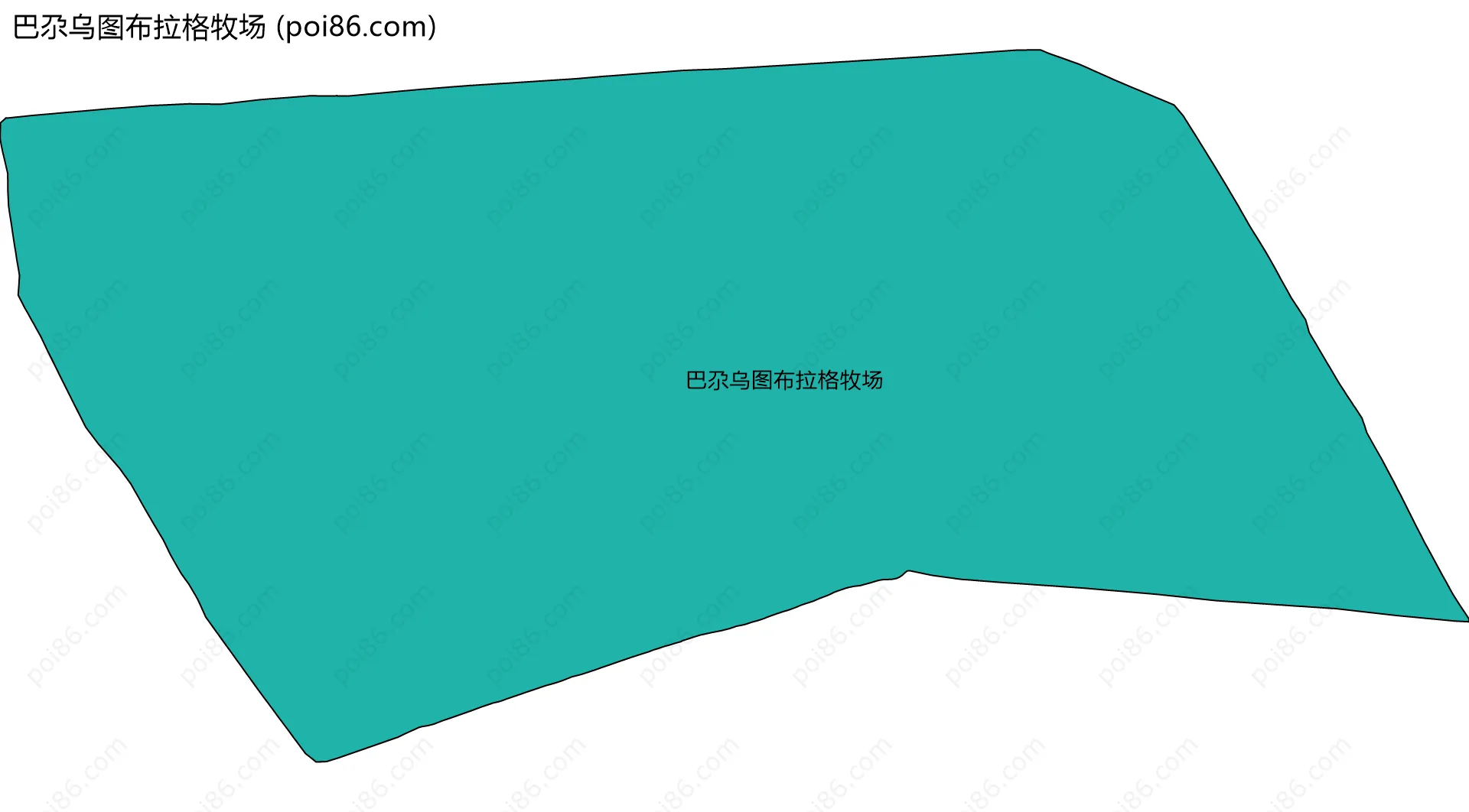 巴尕乌图布拉格牧场边界地图