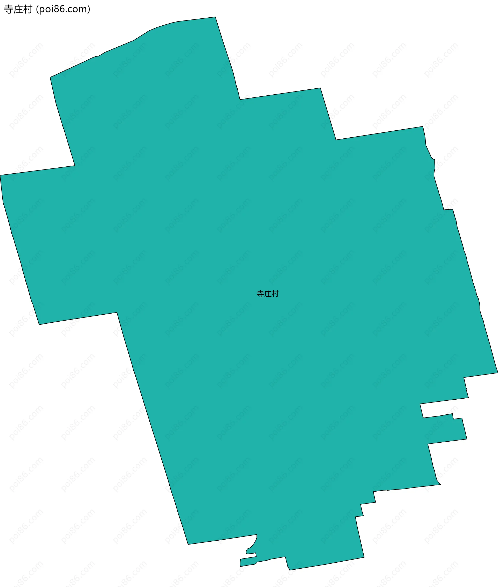寺庄村边界地图