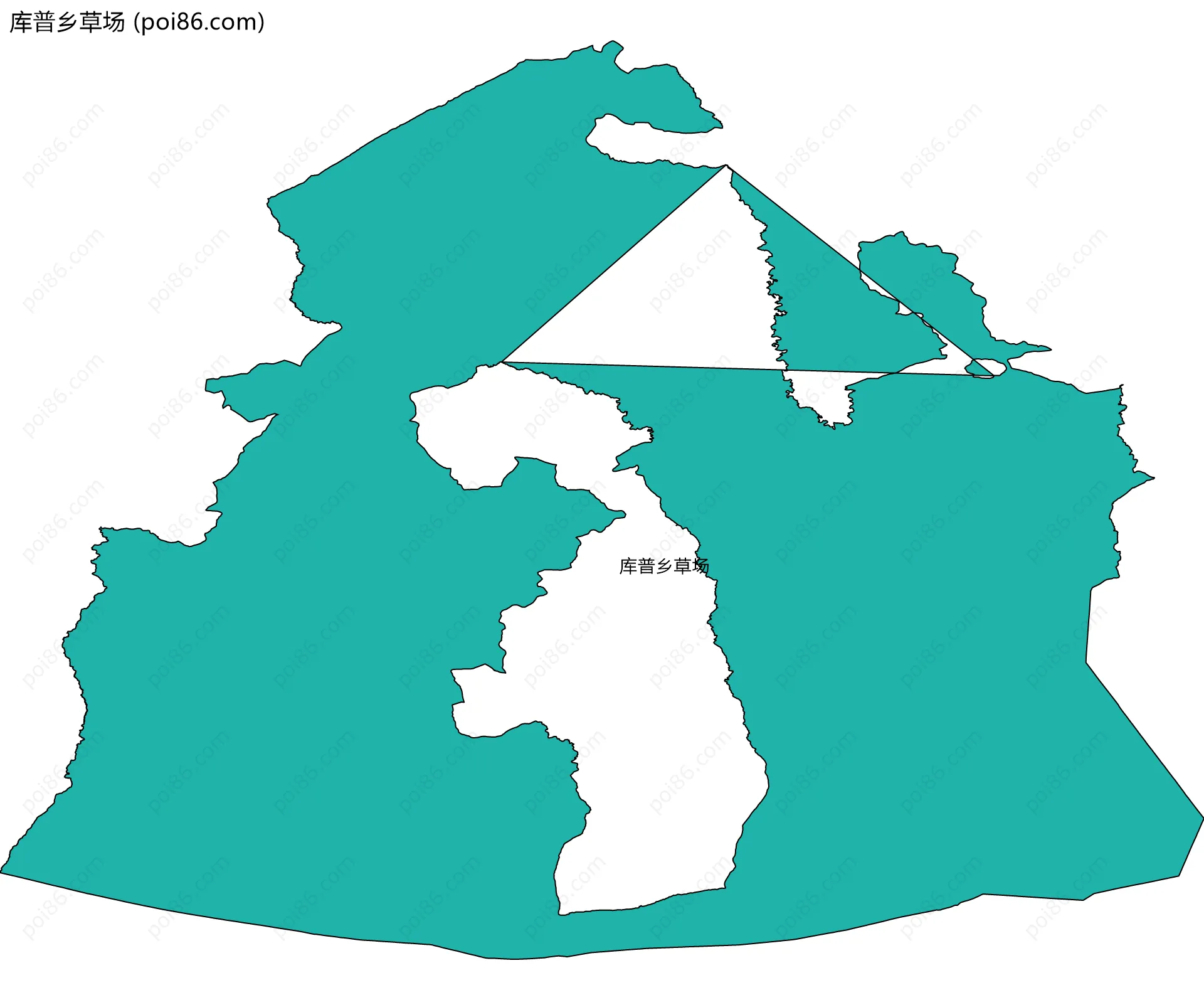 库普乡草场边界地图