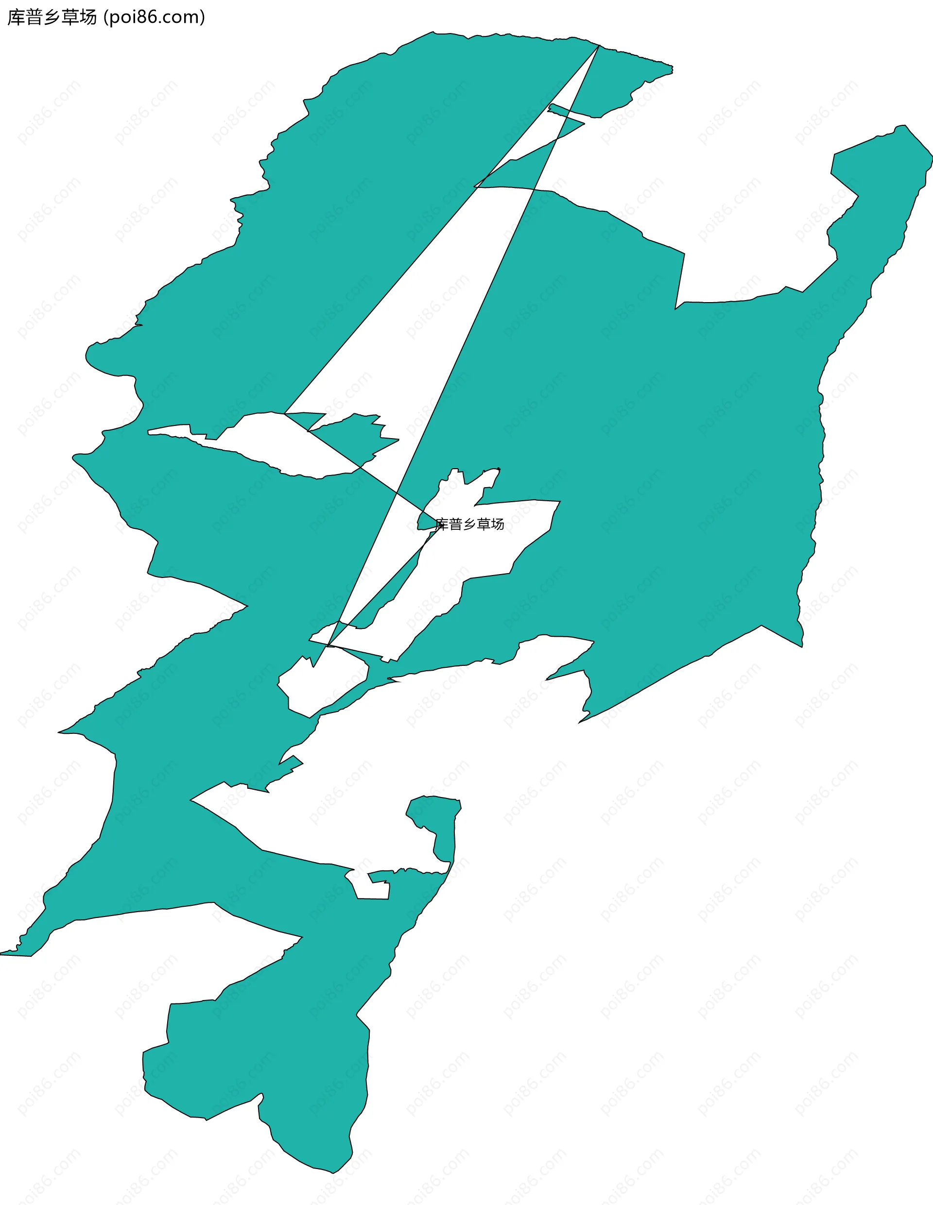 库普乡草场边界地图