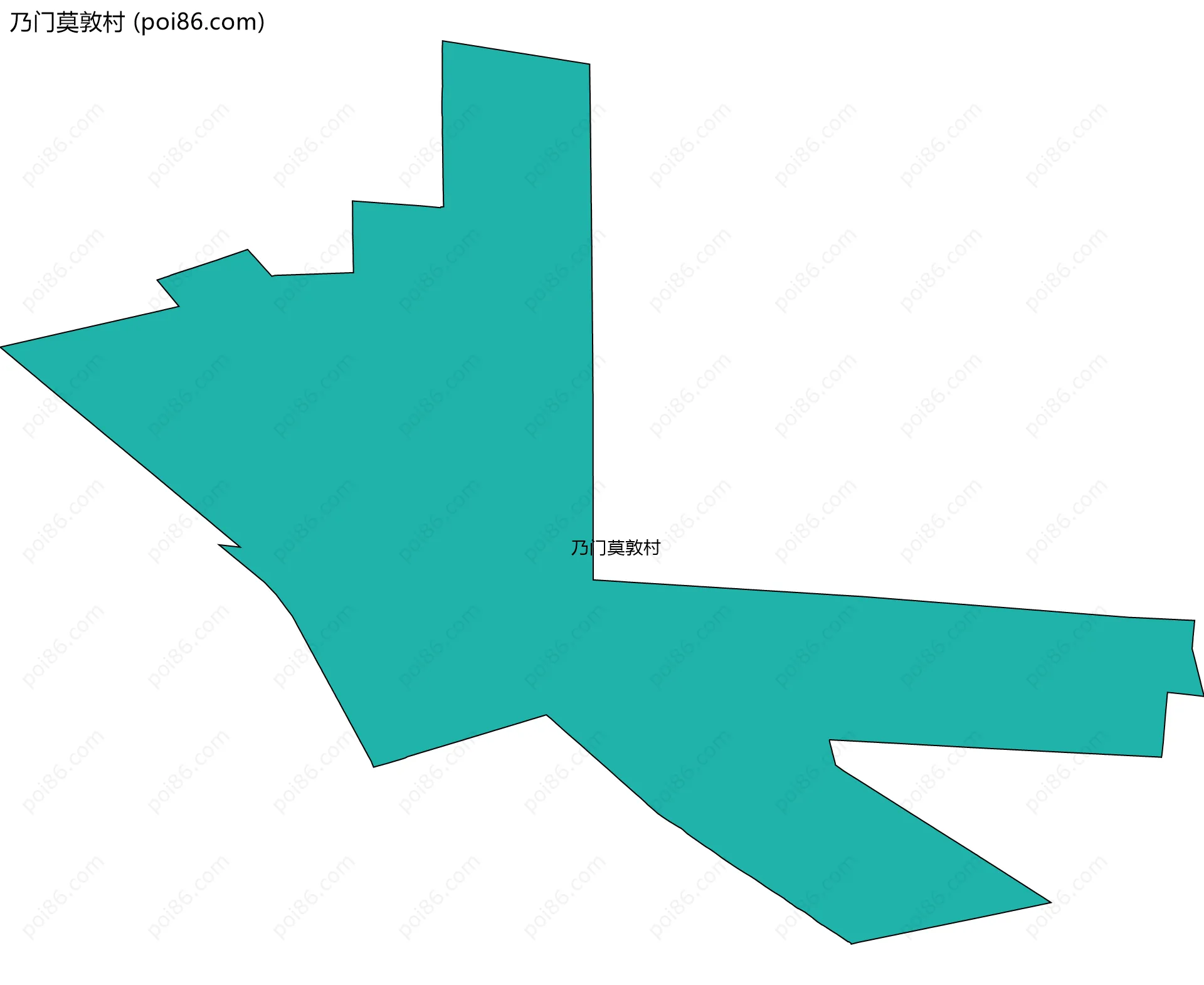 乃门莫敦村边界地图