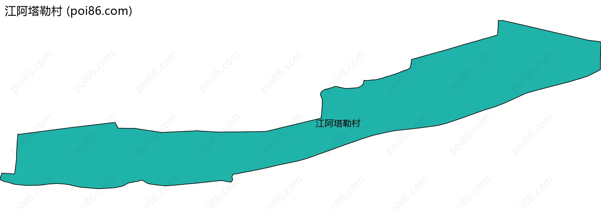 江阿塔勒村边界地图