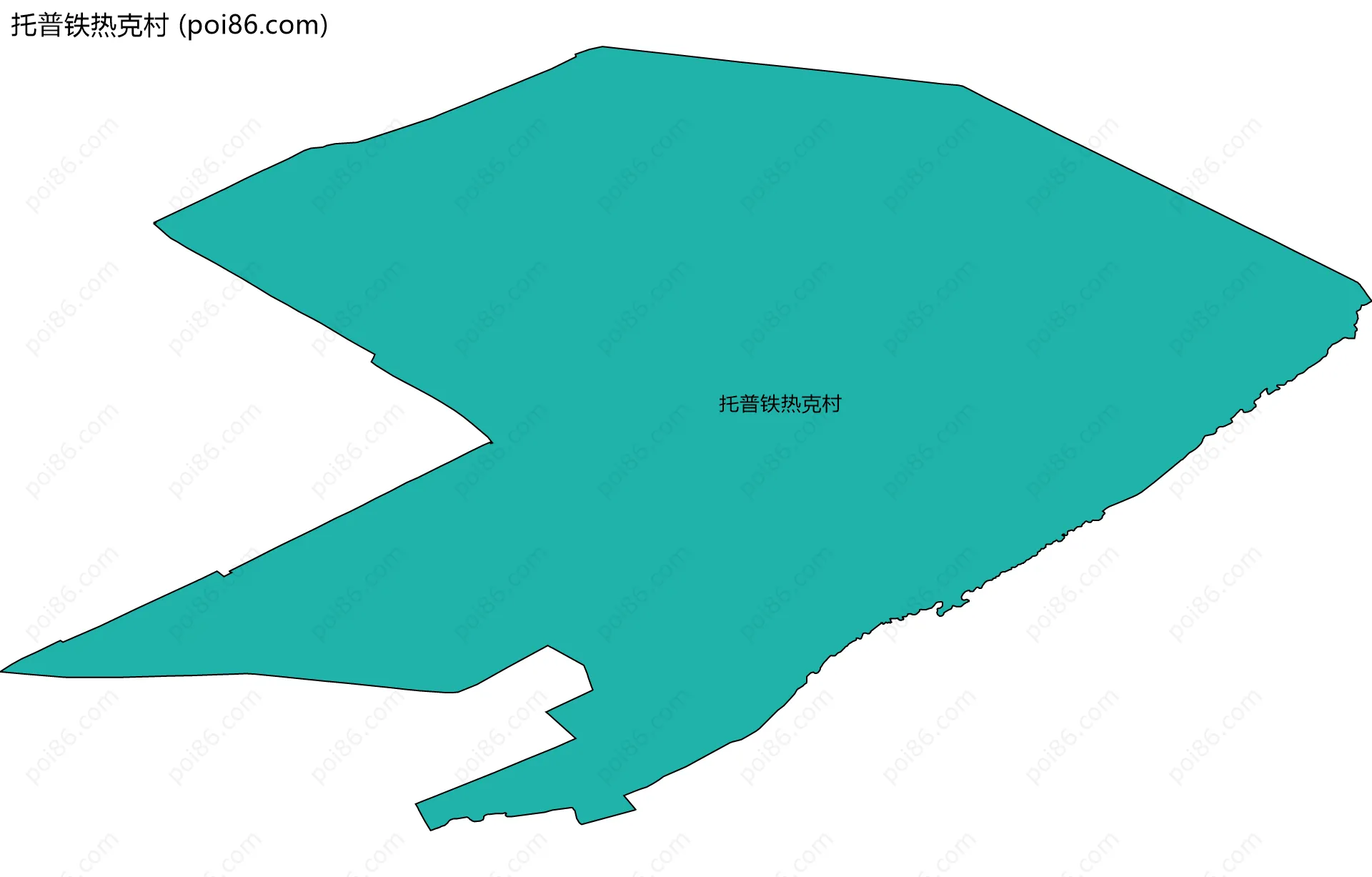 托普铁热克村边界地图