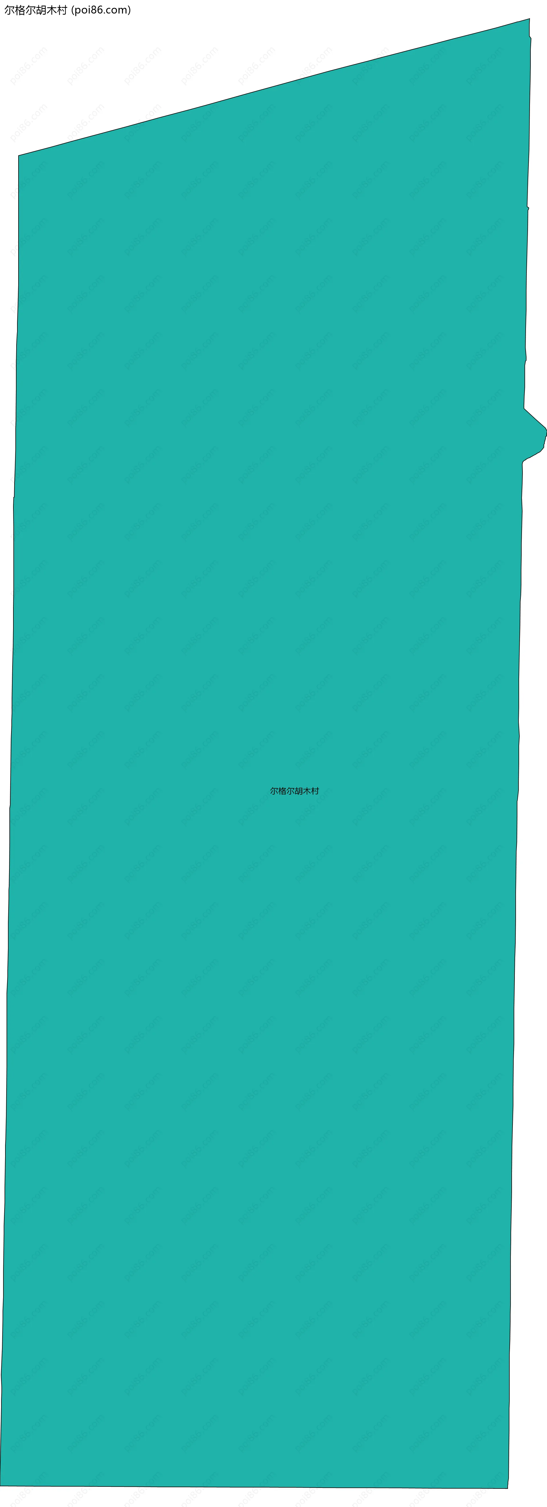 尔格尔胡木村边界地图