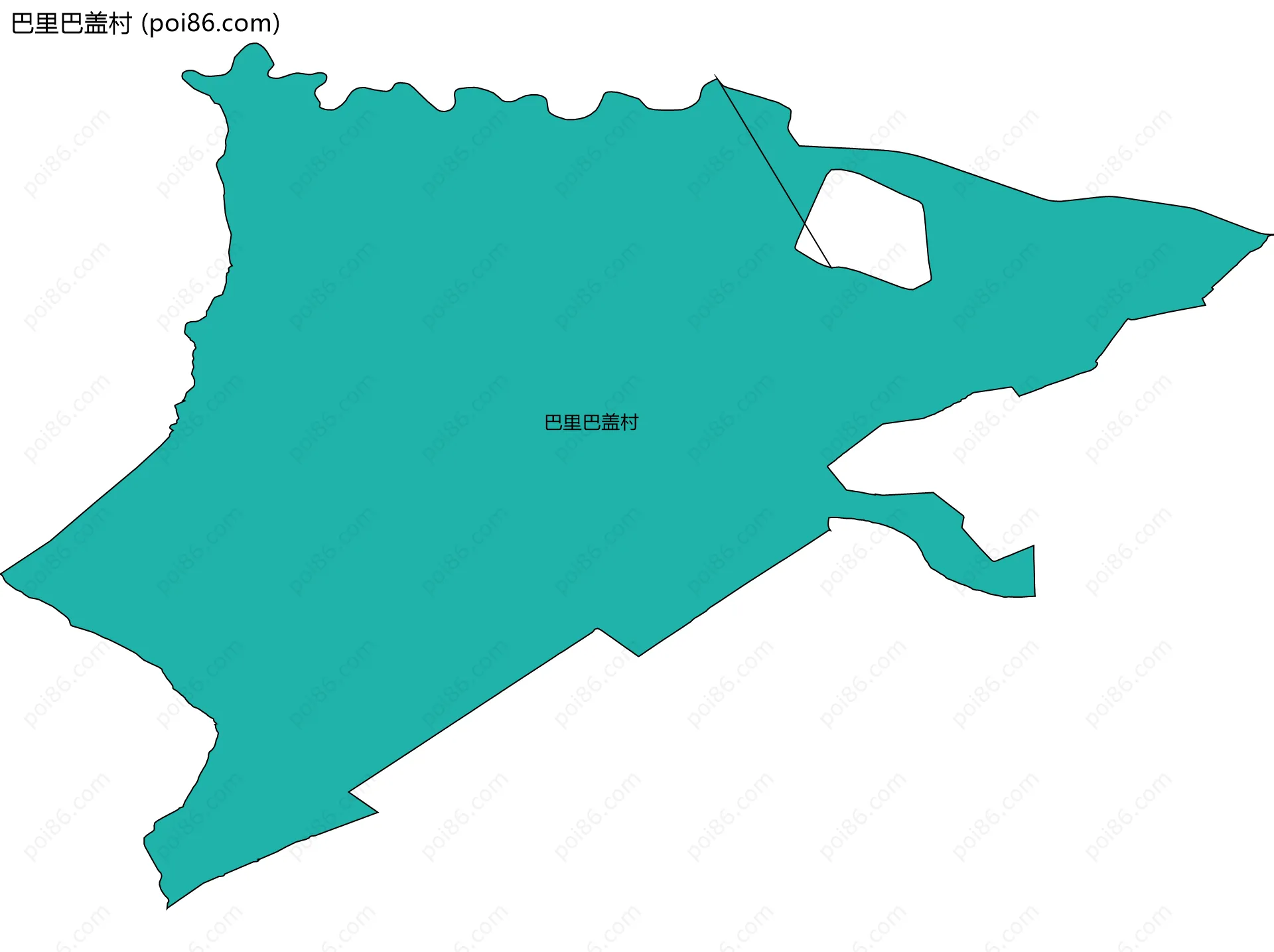 巴里巴盖村边界地图