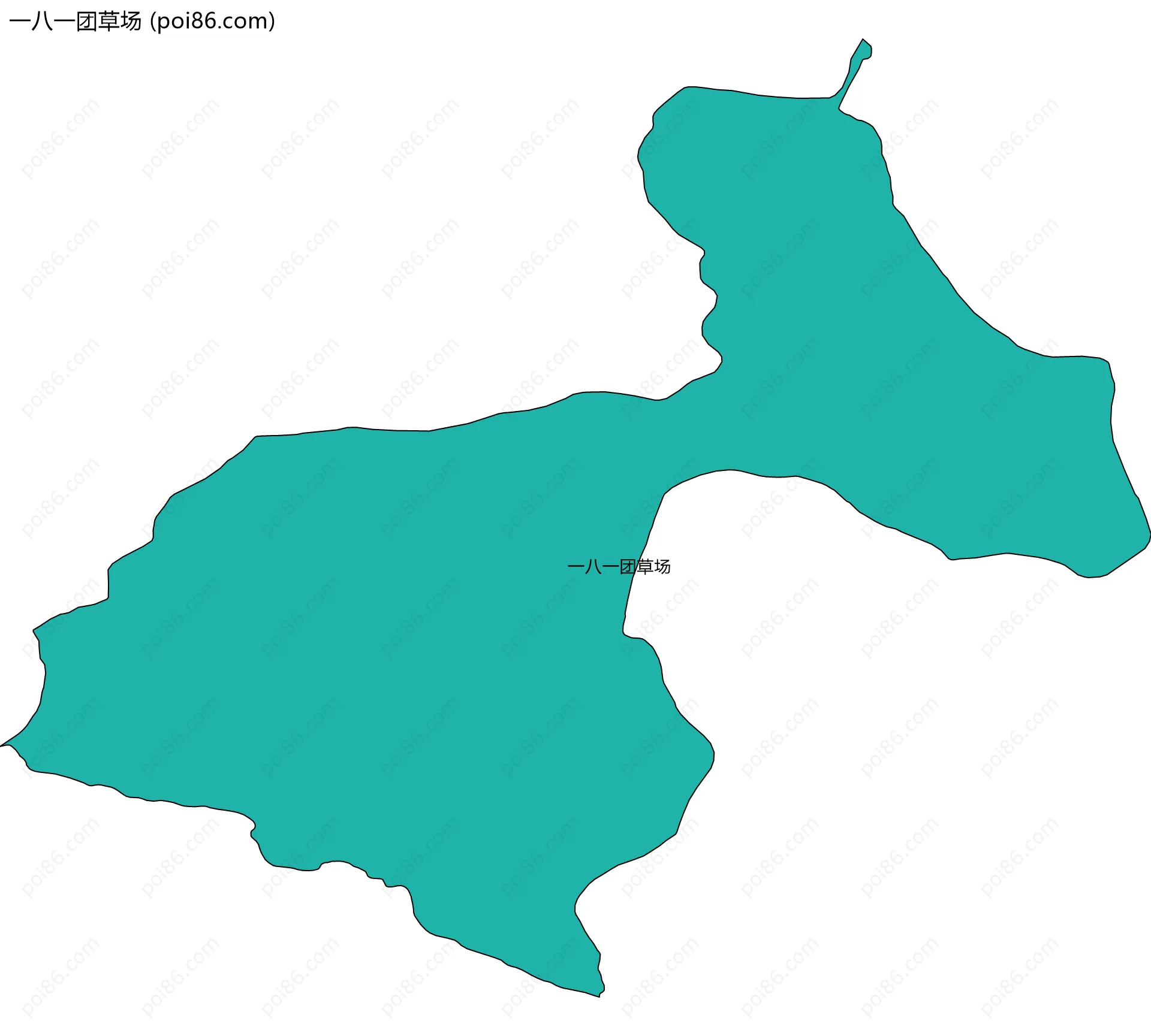 一八一团草场边界地图