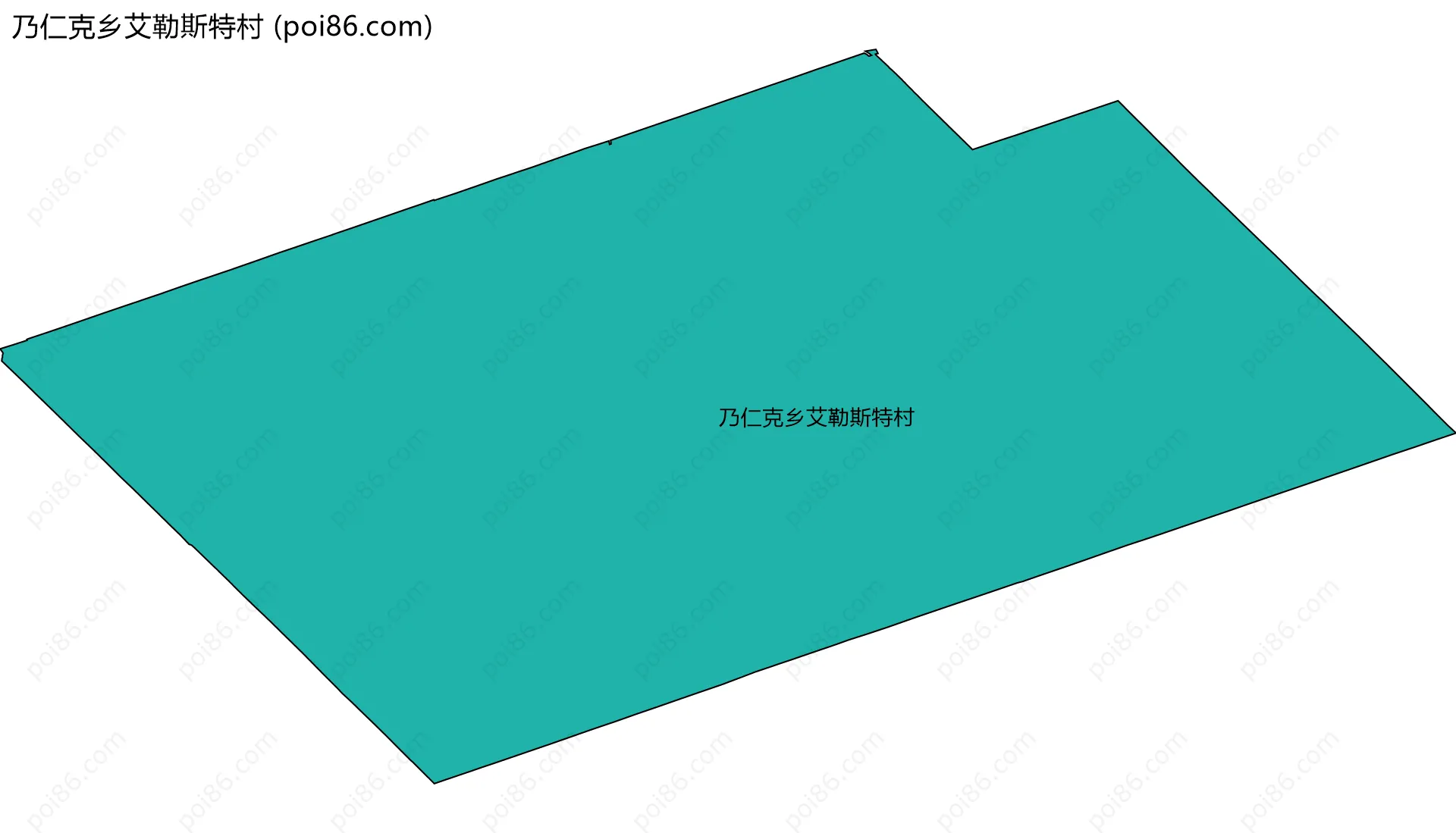 乃仁克乡艾勒斯特村边界地图