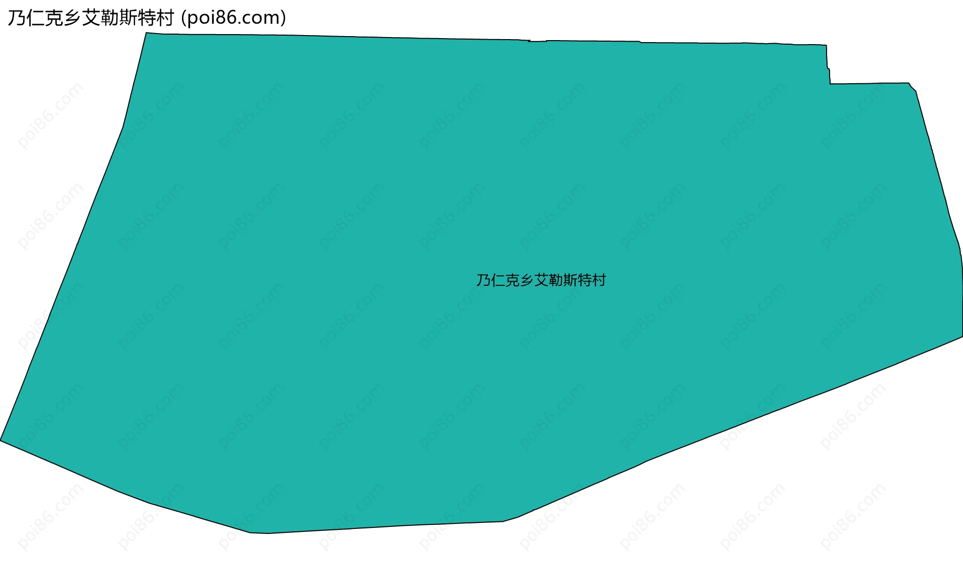 乃仁克乡艾勒斯特村边界地图