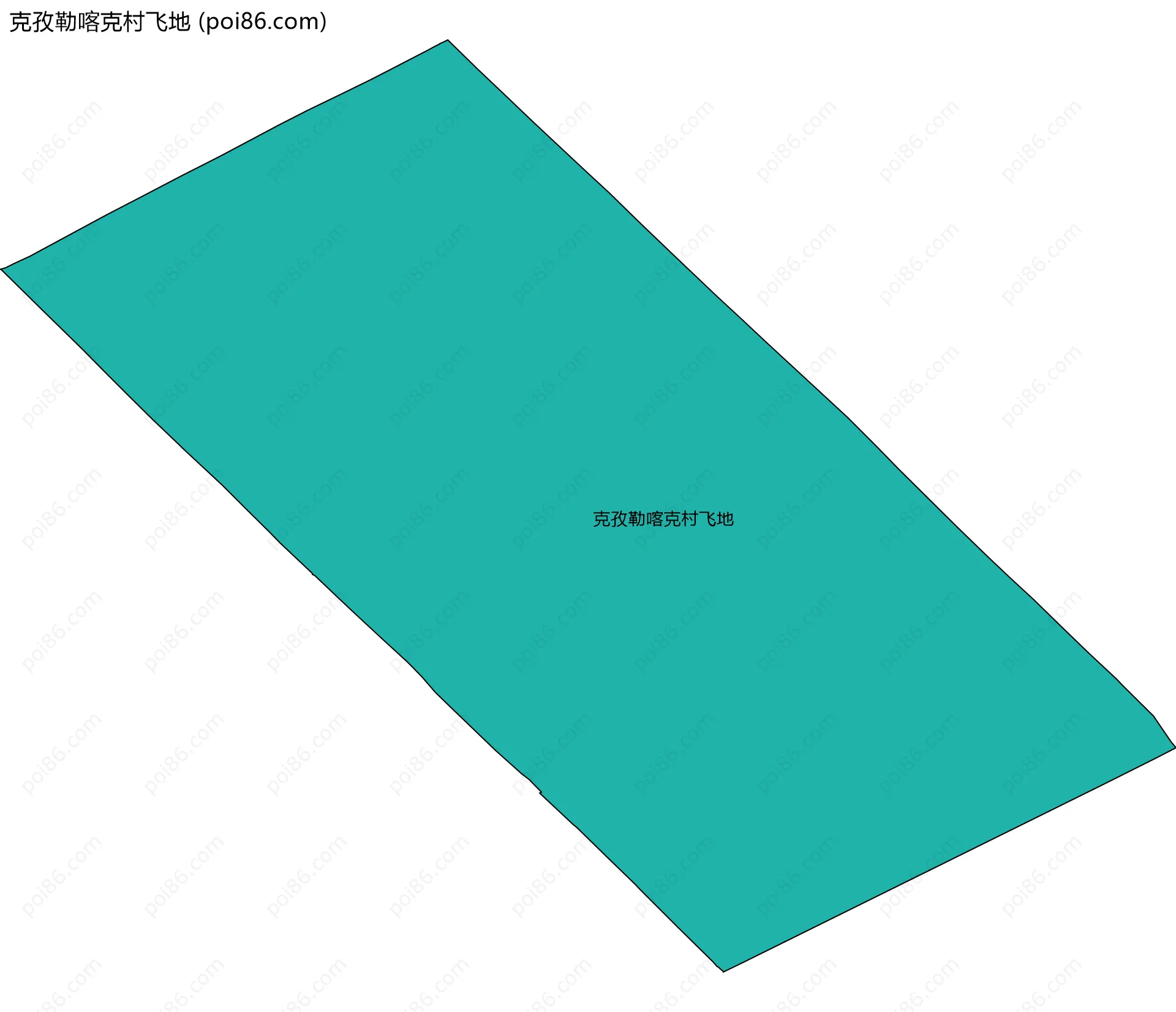 克孜勒喀克村飞地边界地图