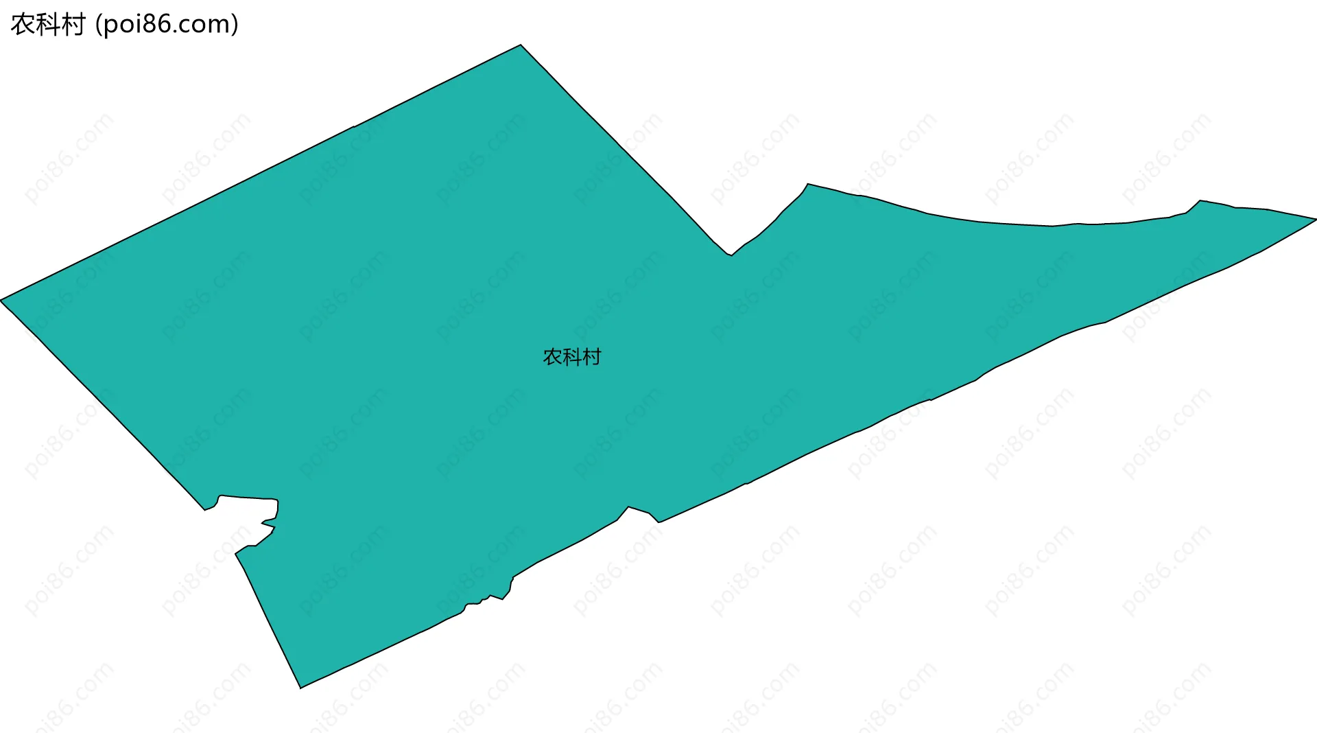 农科村边界地图