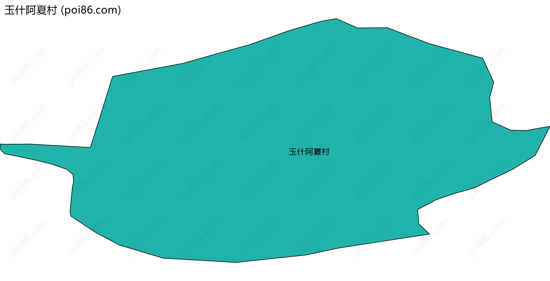 玉什阿夏村边界地图