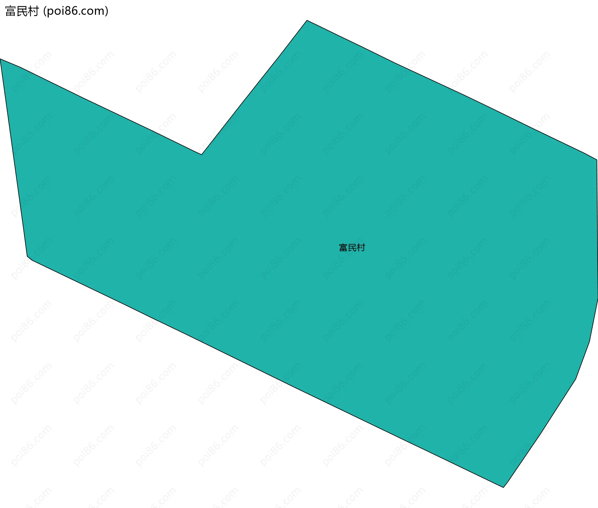 富民村边界地图
