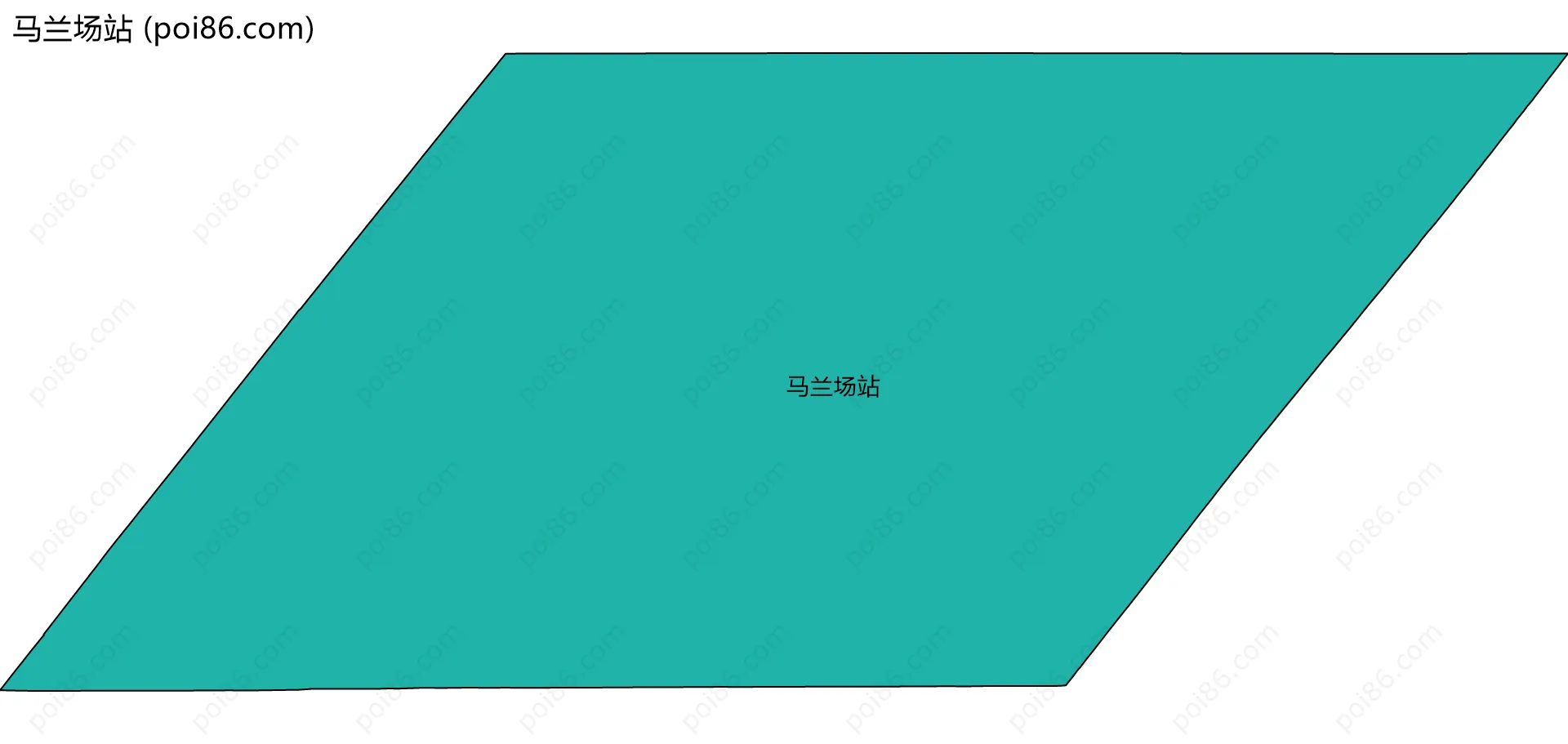 马兰场站边界地图