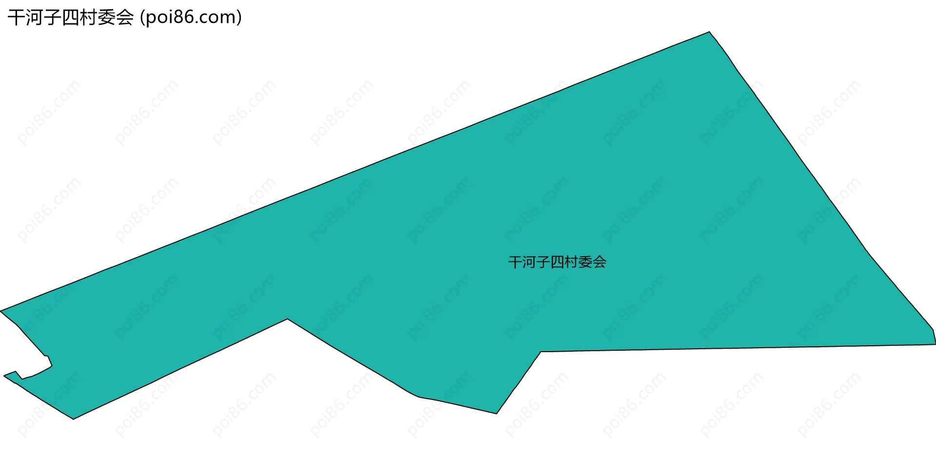 干河子四村委会边界地图