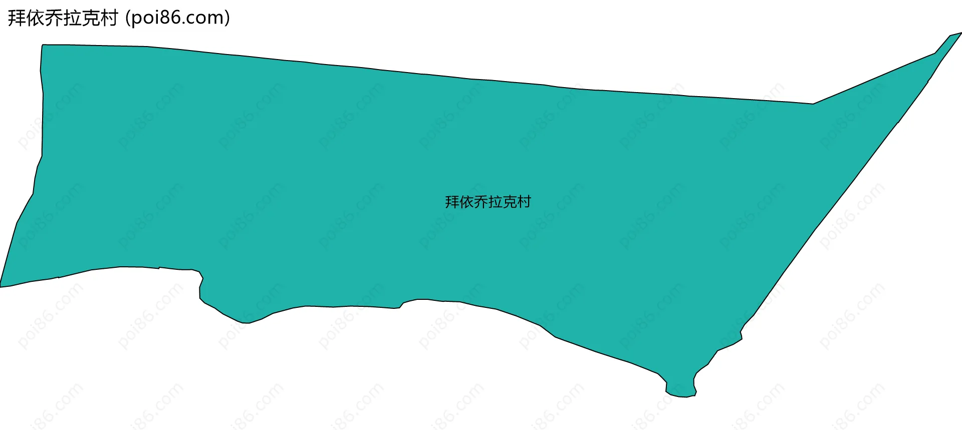 拜依乔拉克村边界地图