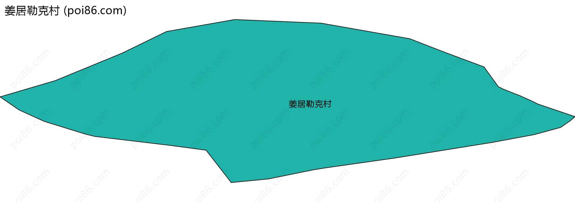 姜居勒克村边界地图