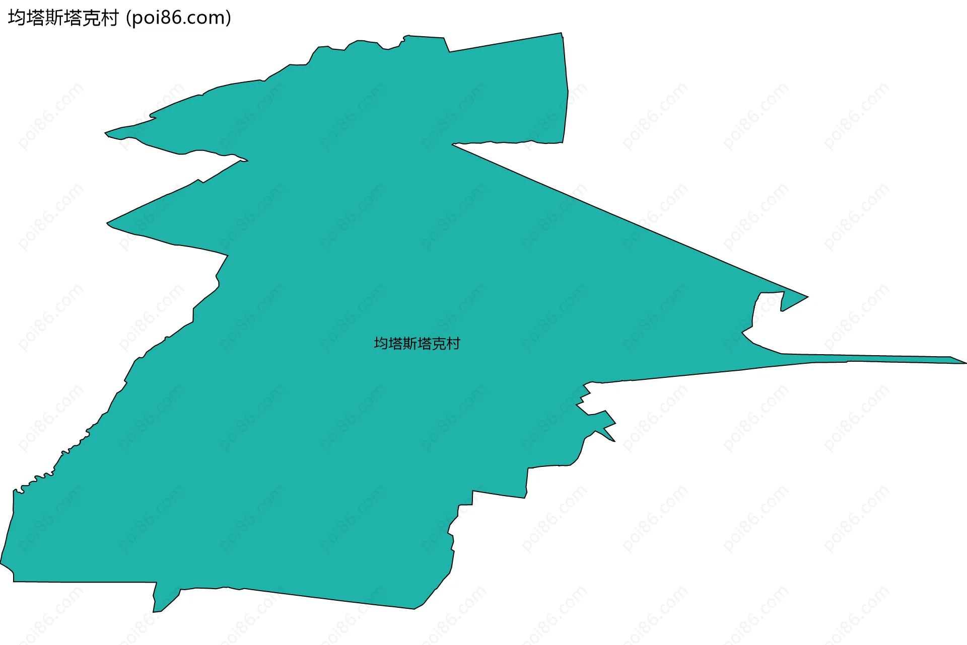 均塔斯塔克村边界地图
