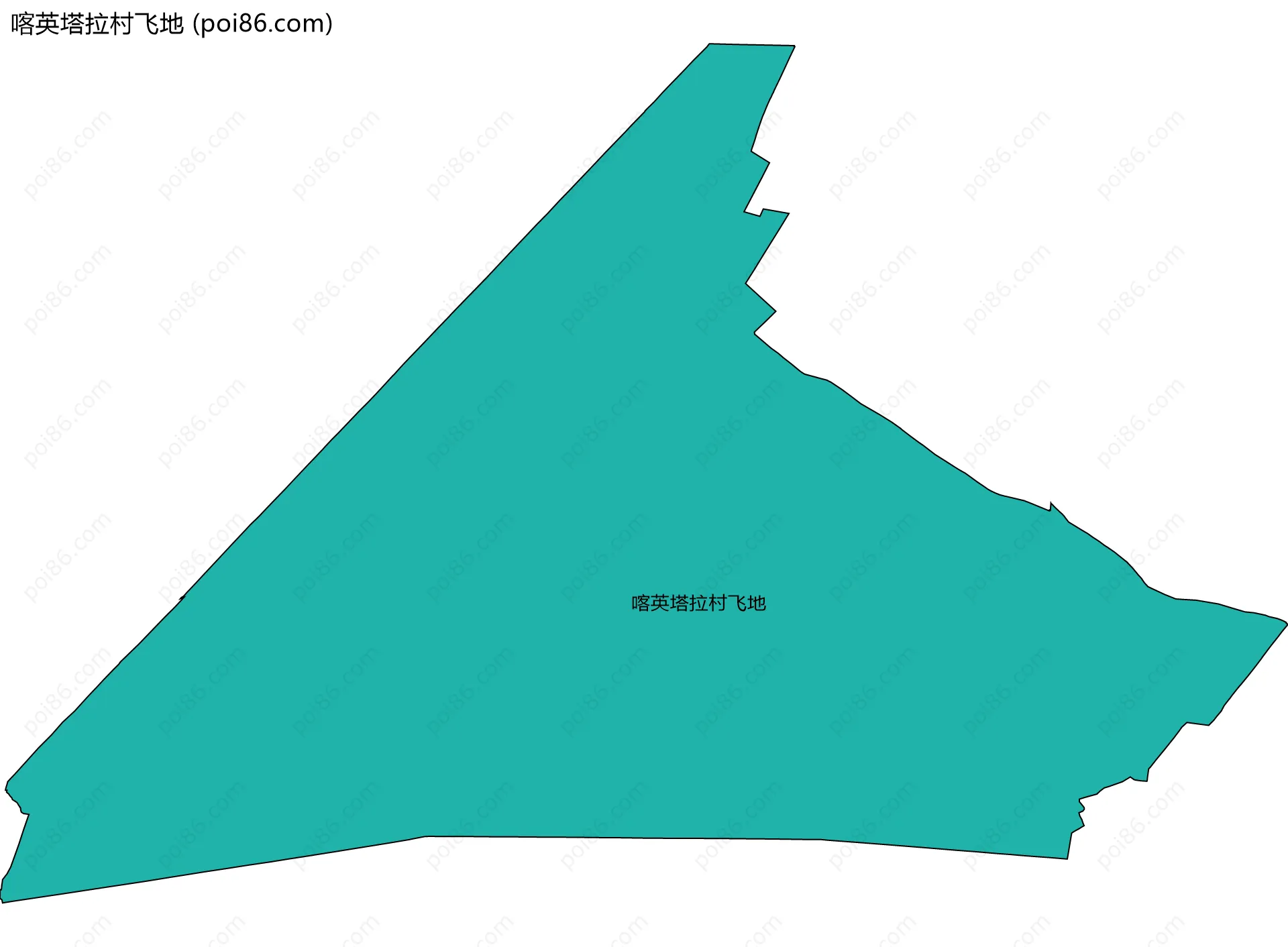 喀英塔拉村飞地边界地图