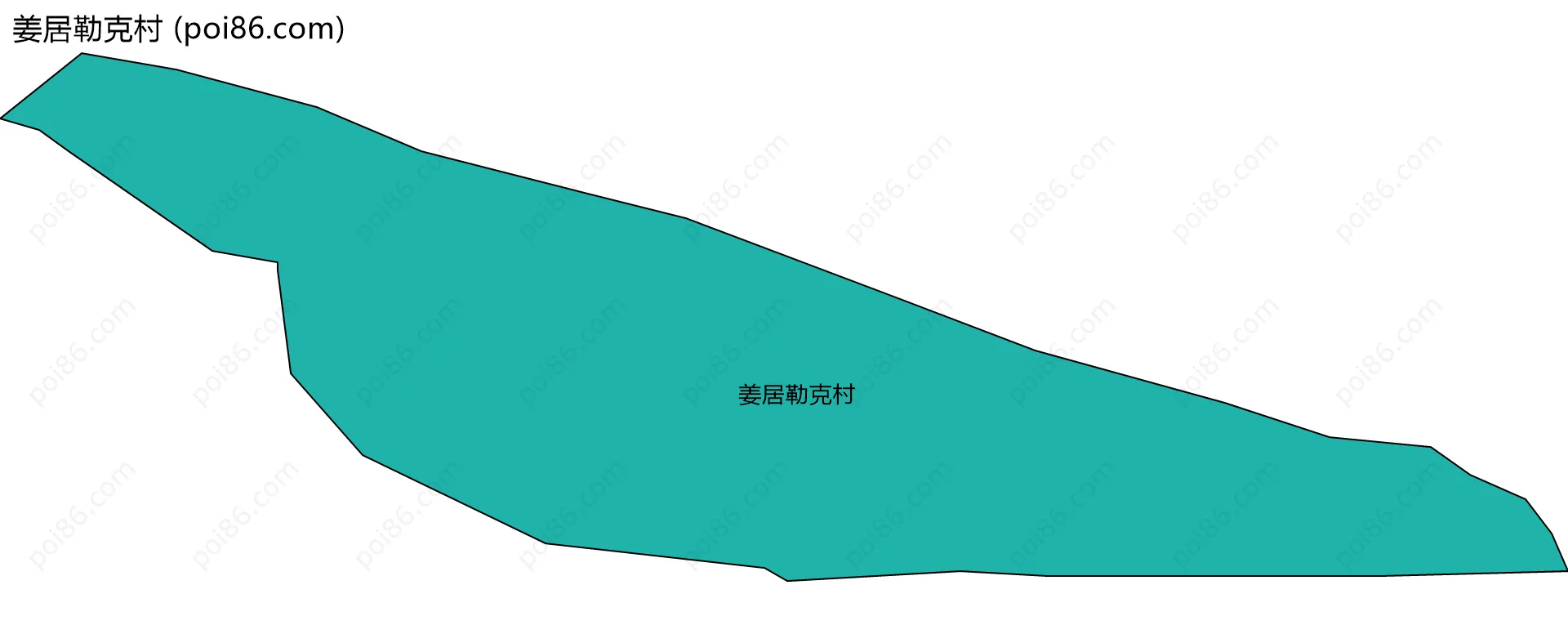 姜居勒克村边界地图