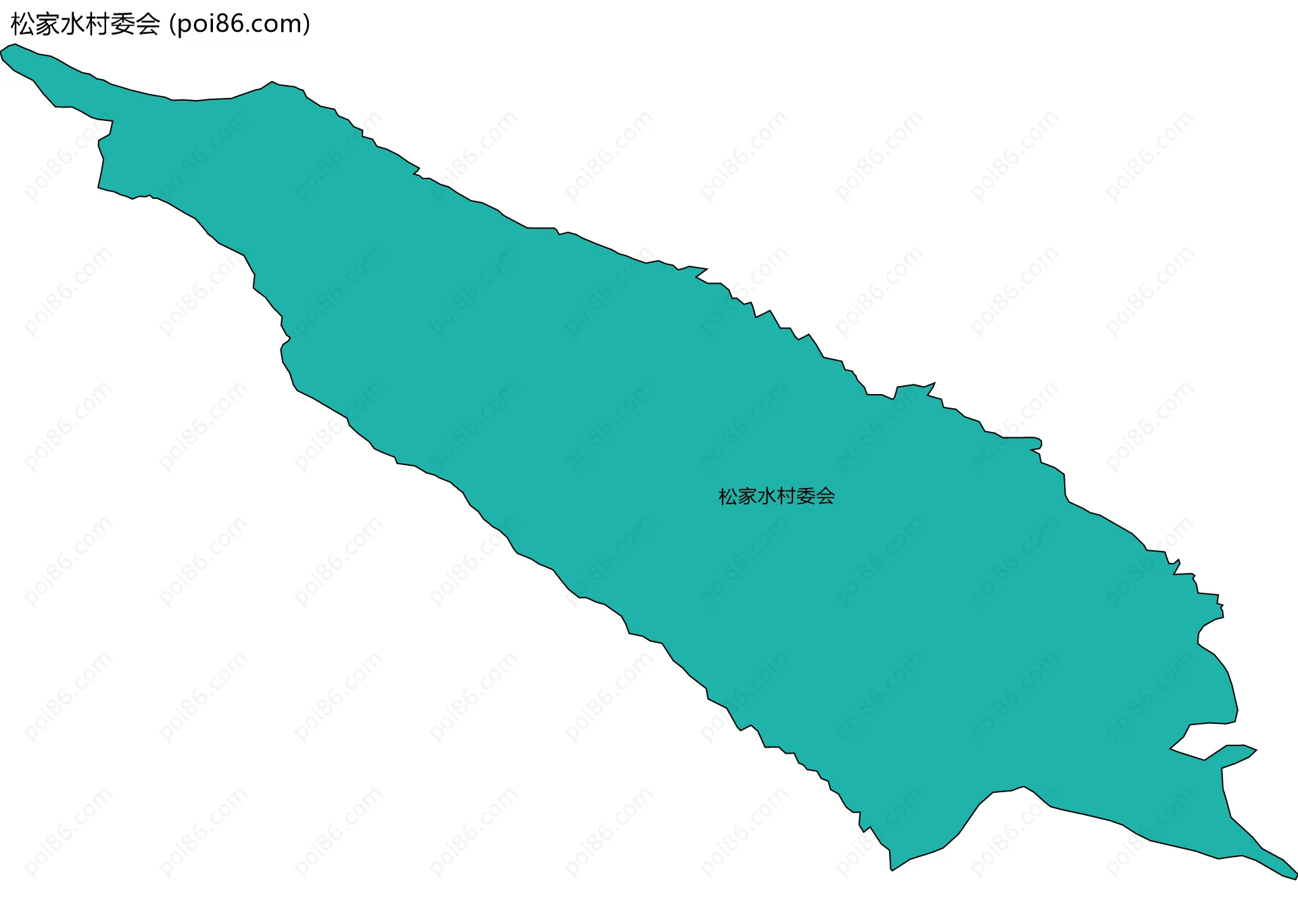松家水村委会边界地图