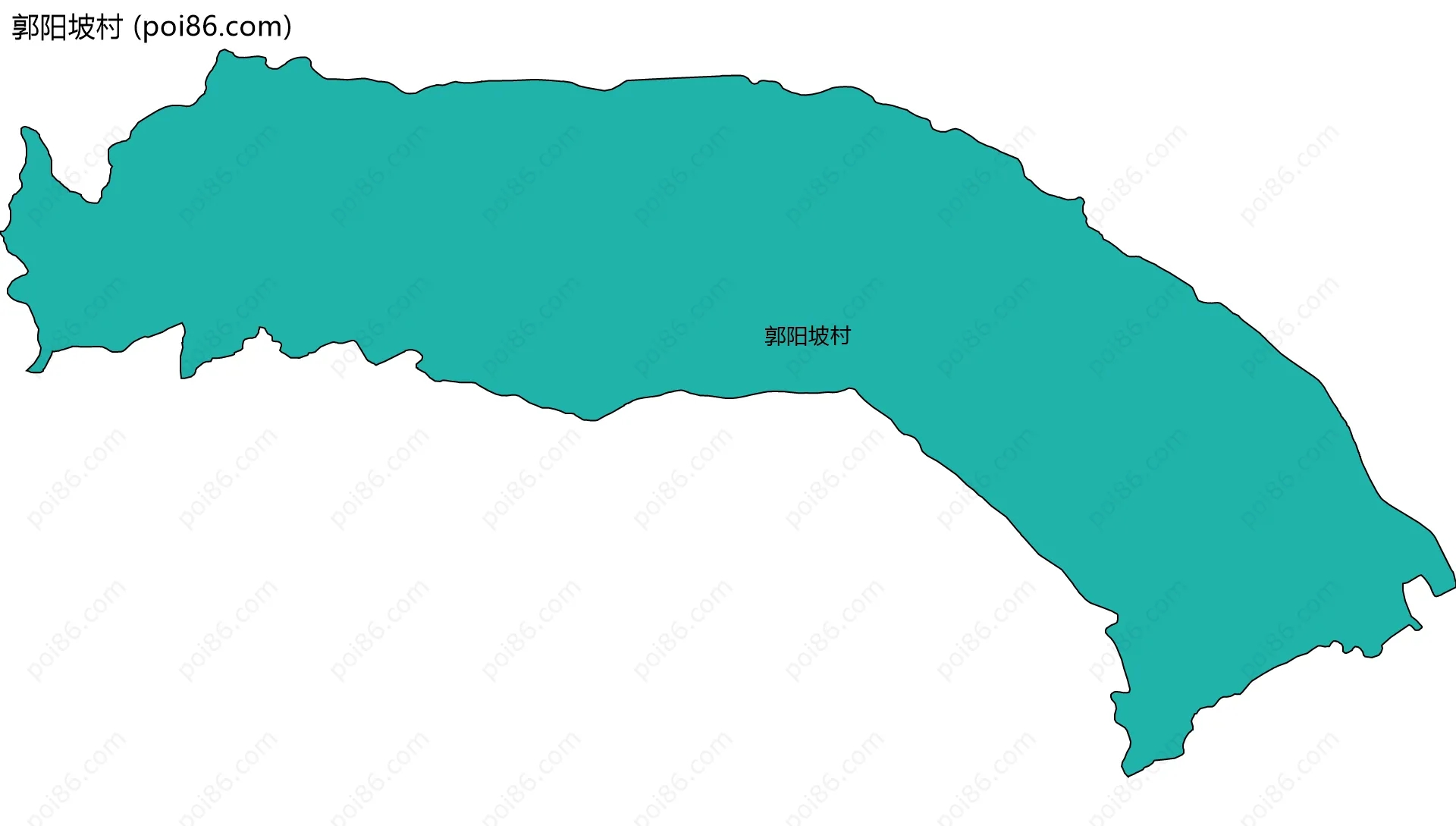 郭阳坡村边界地图