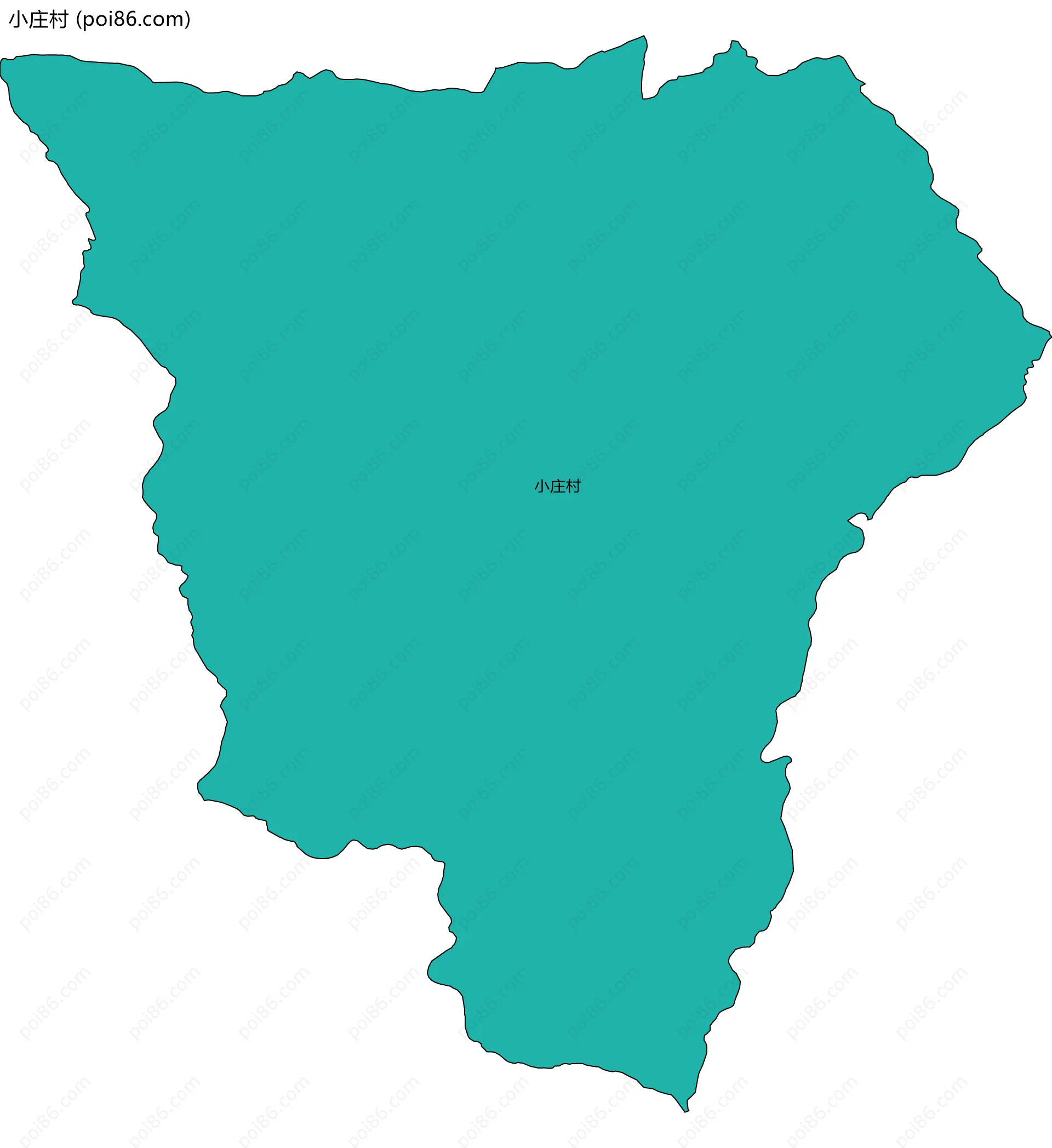 小庄村边界地图