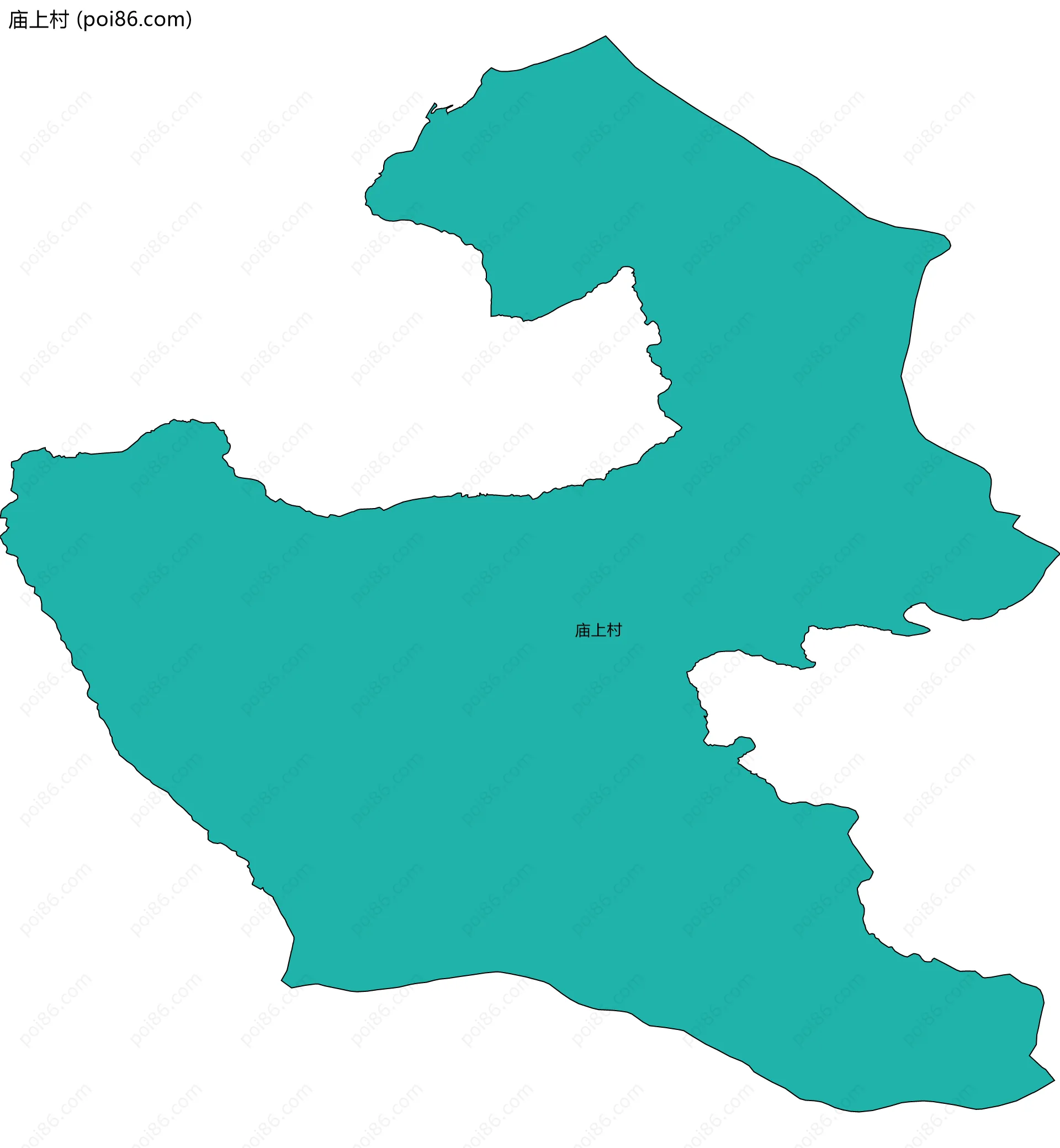 庙上村边界地图