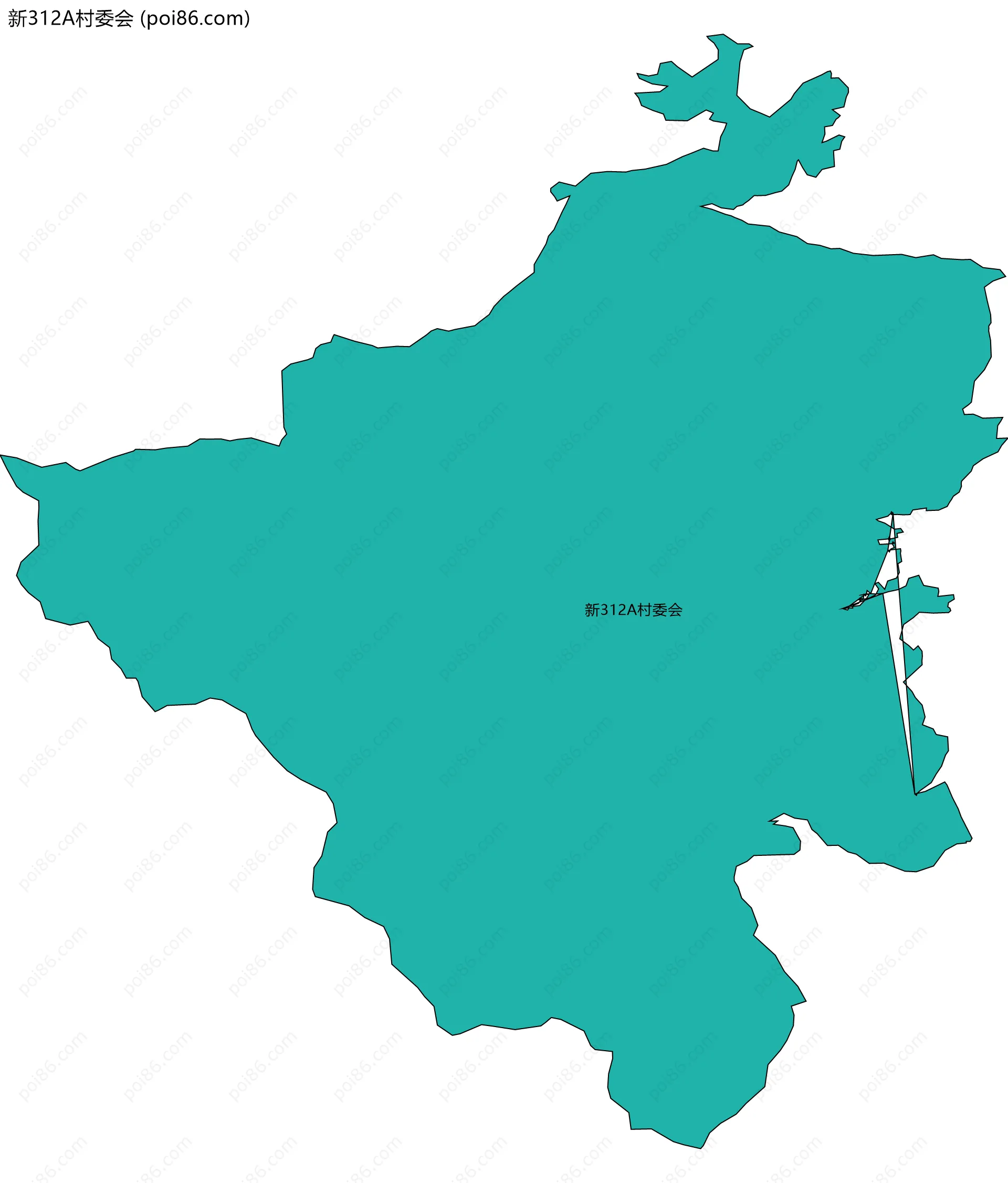 新312A村委会边界地图