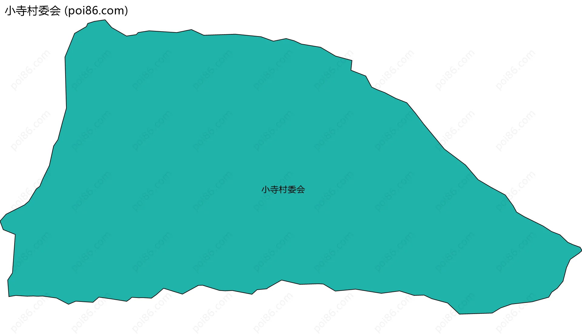 小寺村委会边界地图