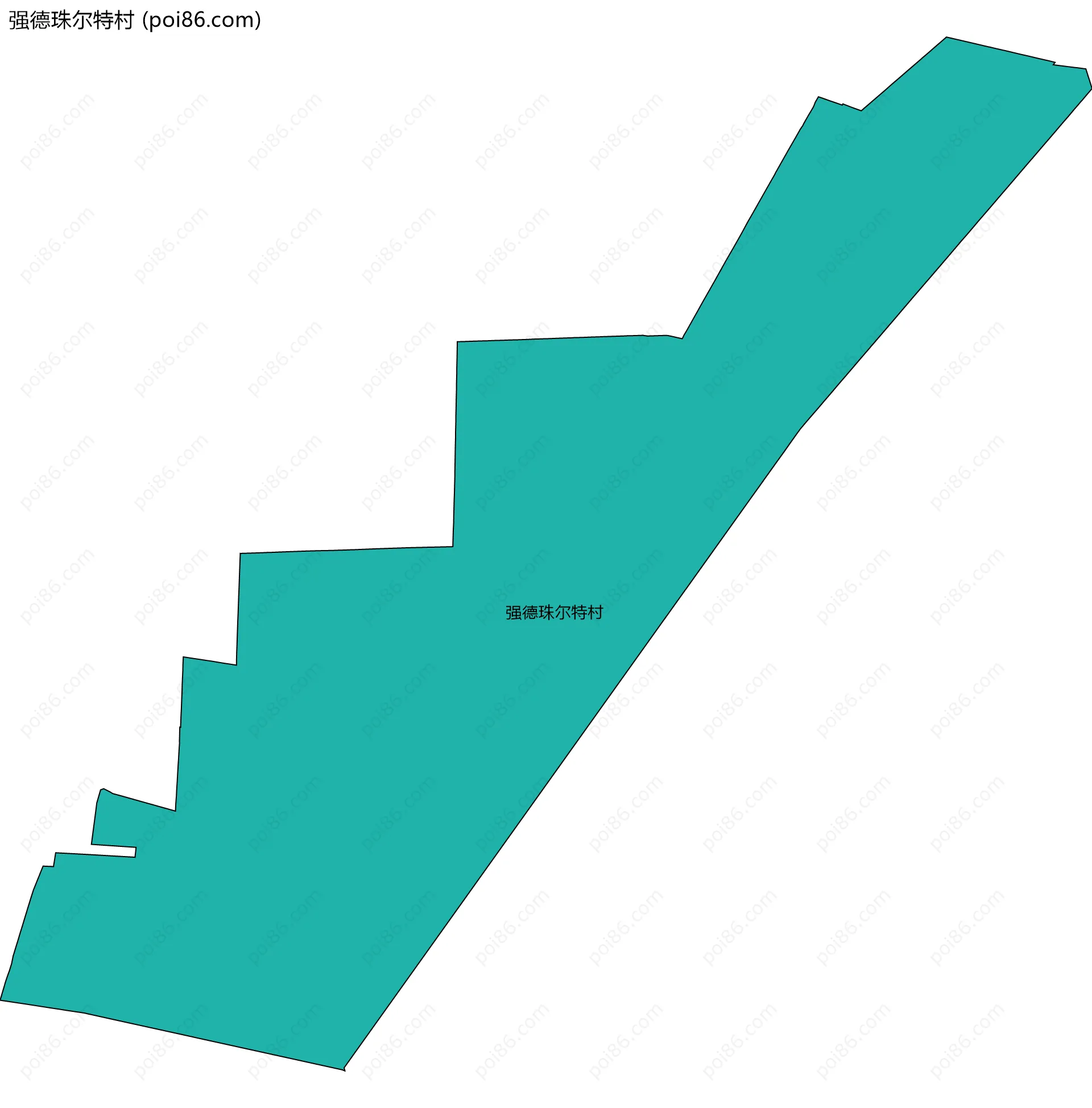 强德珠尔特村边界地图