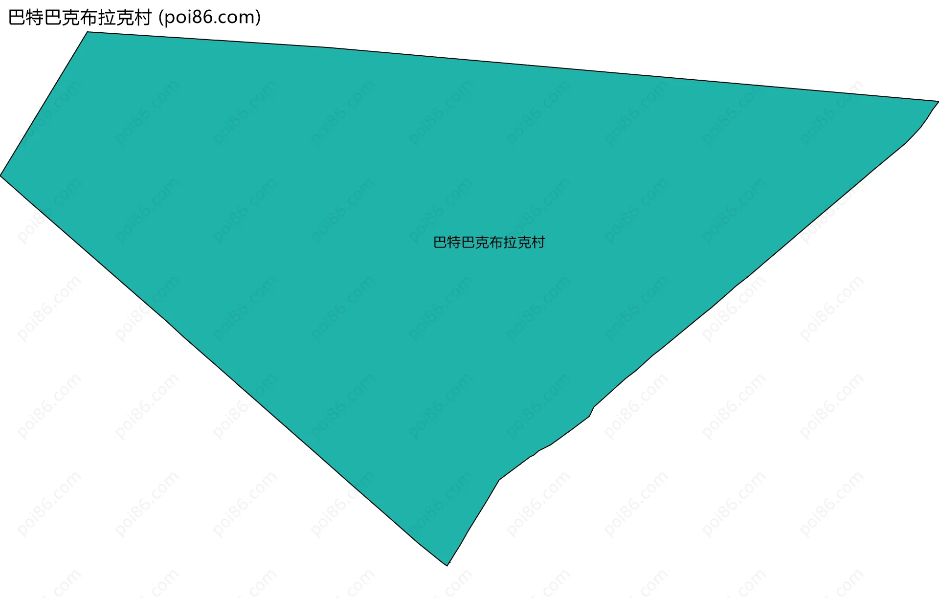 巴特巴克布拉克村边界地图