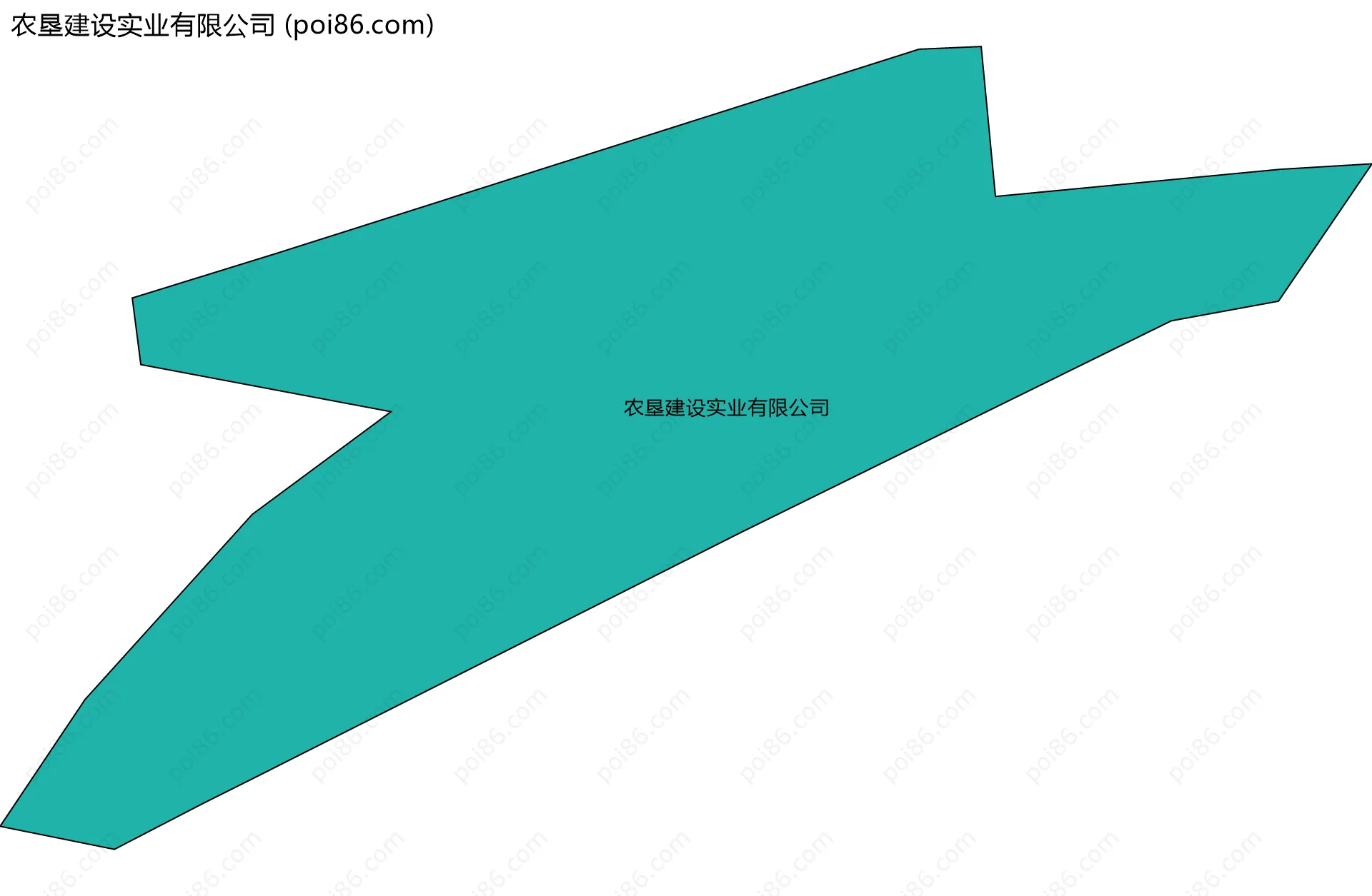 农垦建设实业有限公司边界地图