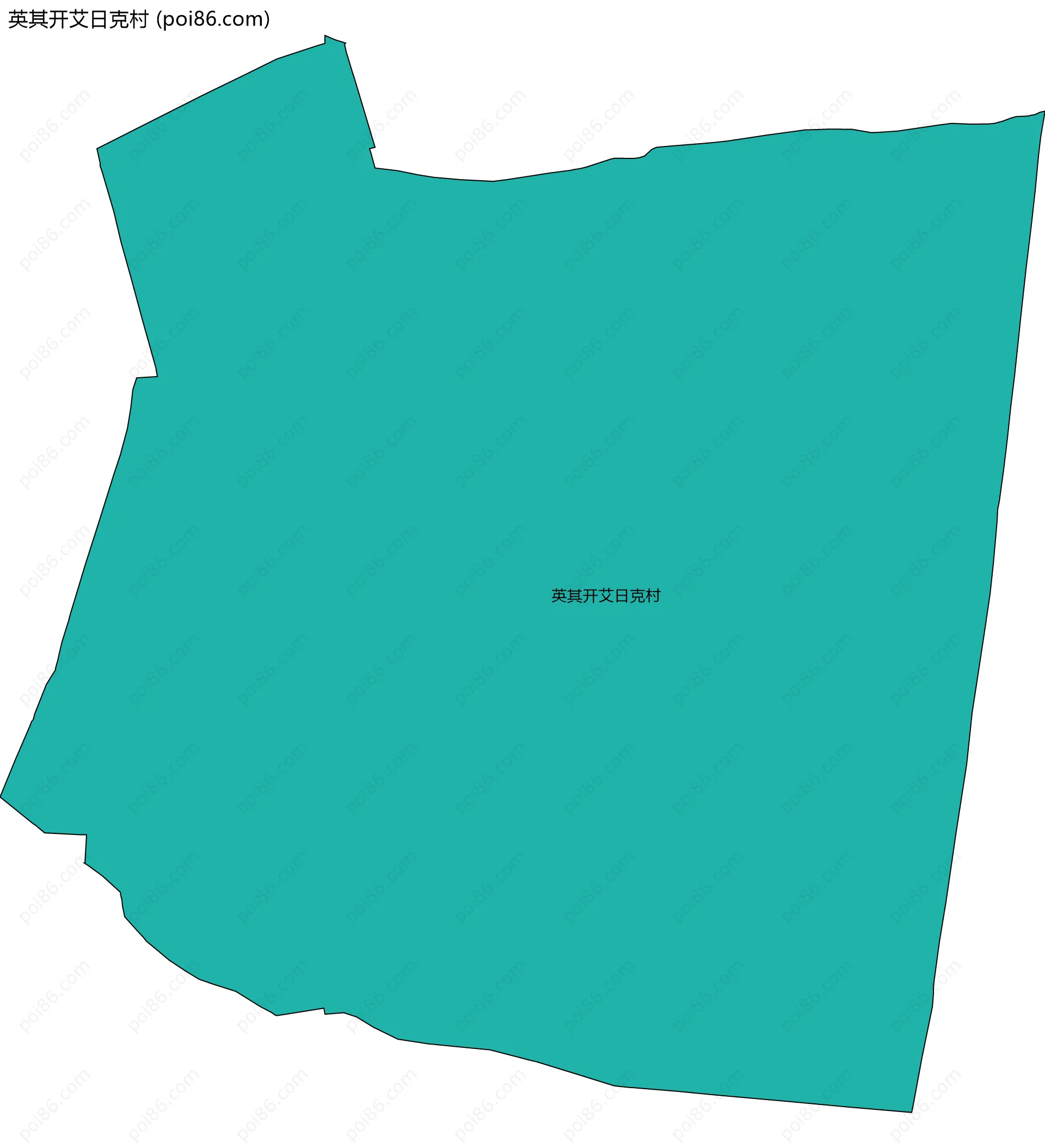 英其开艾日克村边界地图