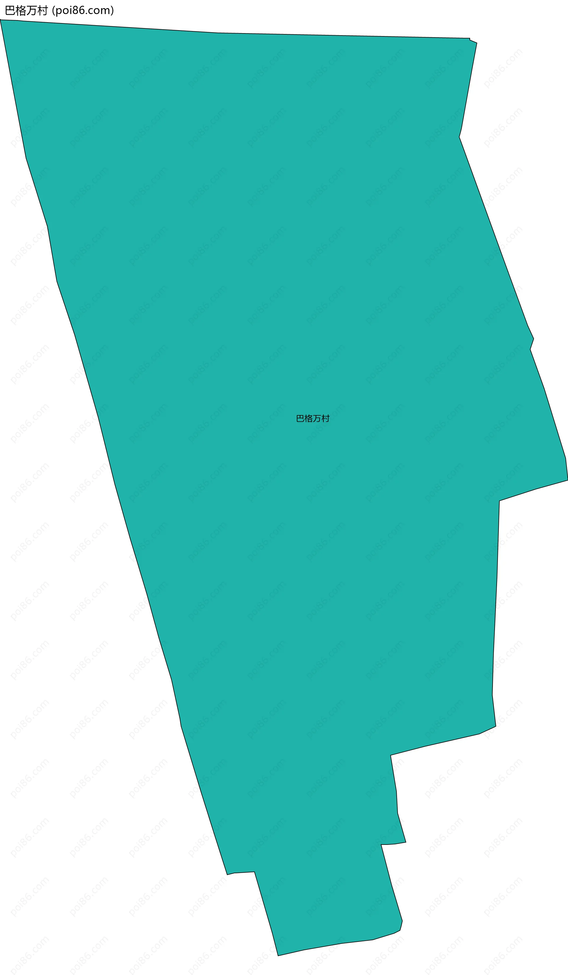 巴格万村边界地图