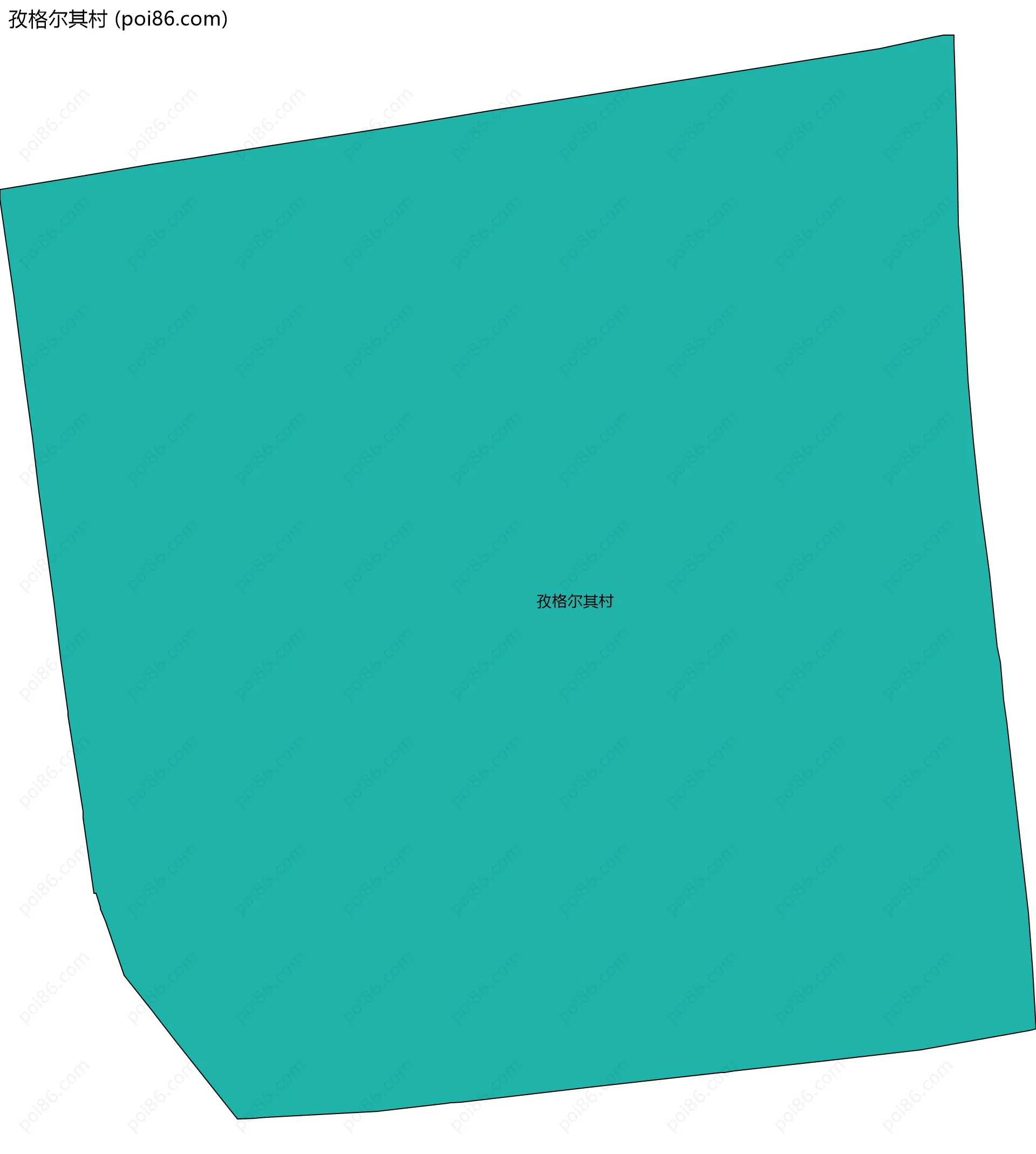 孜格尔其村边界地图