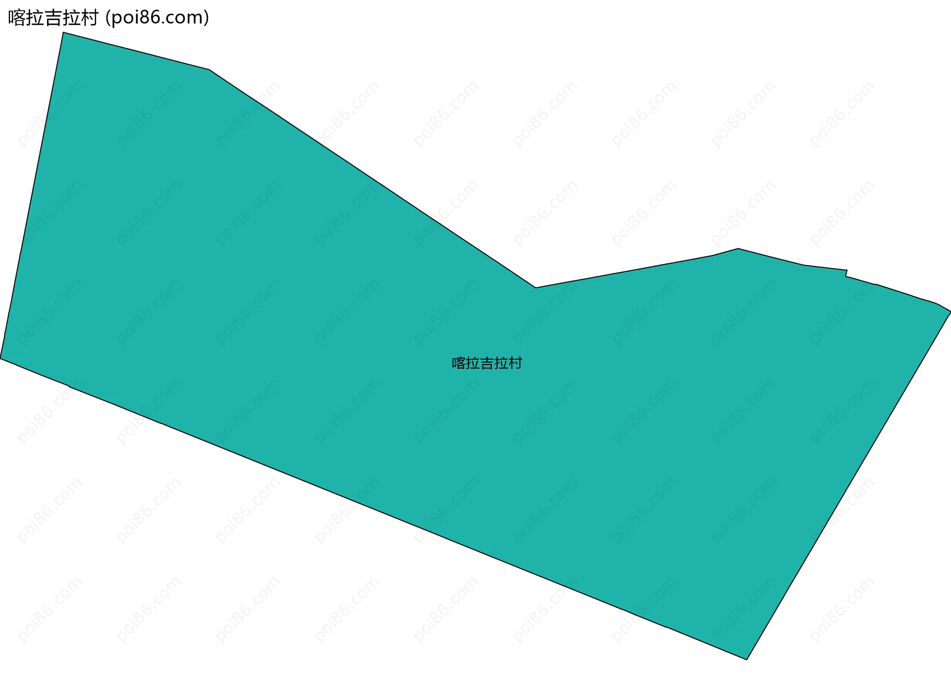 喀拉吉拉村边界地图