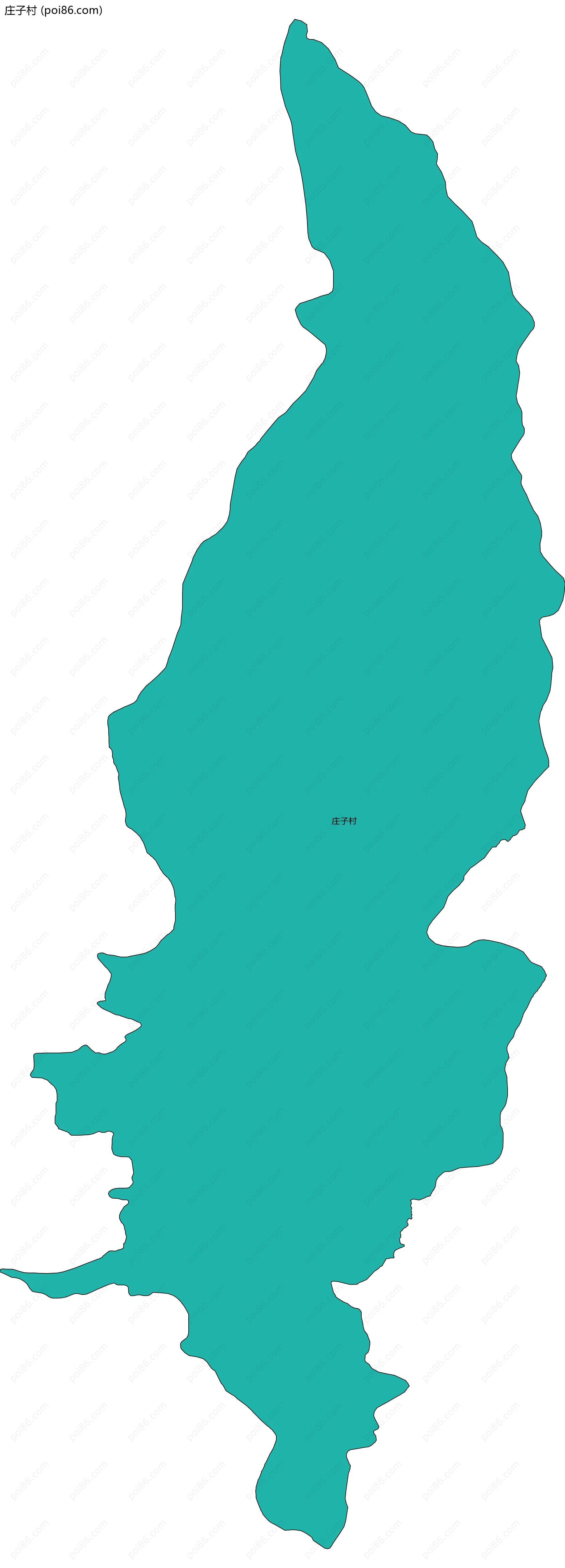 庄子村边界地图