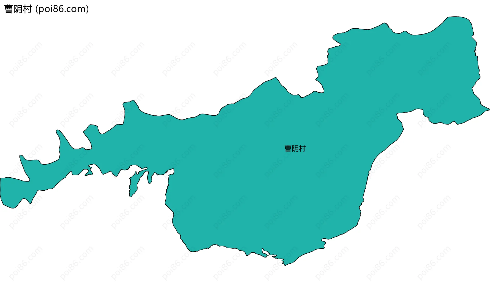 曹阴村边界地图