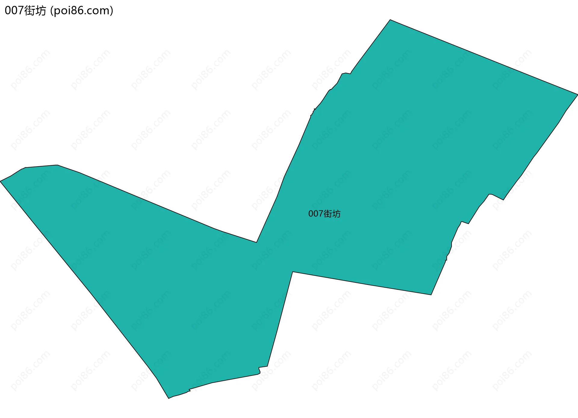 007街坊边界地图