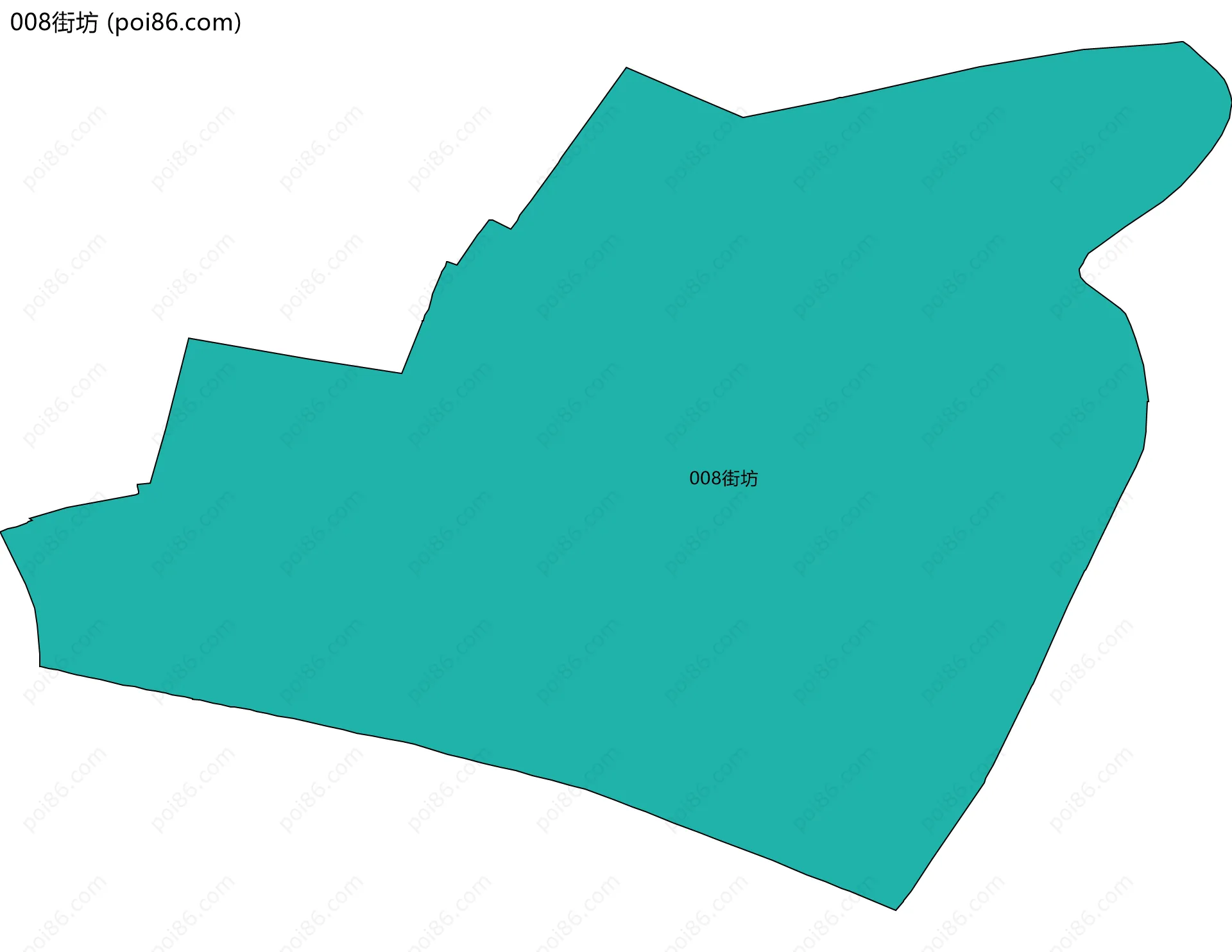 008街坊边界地图