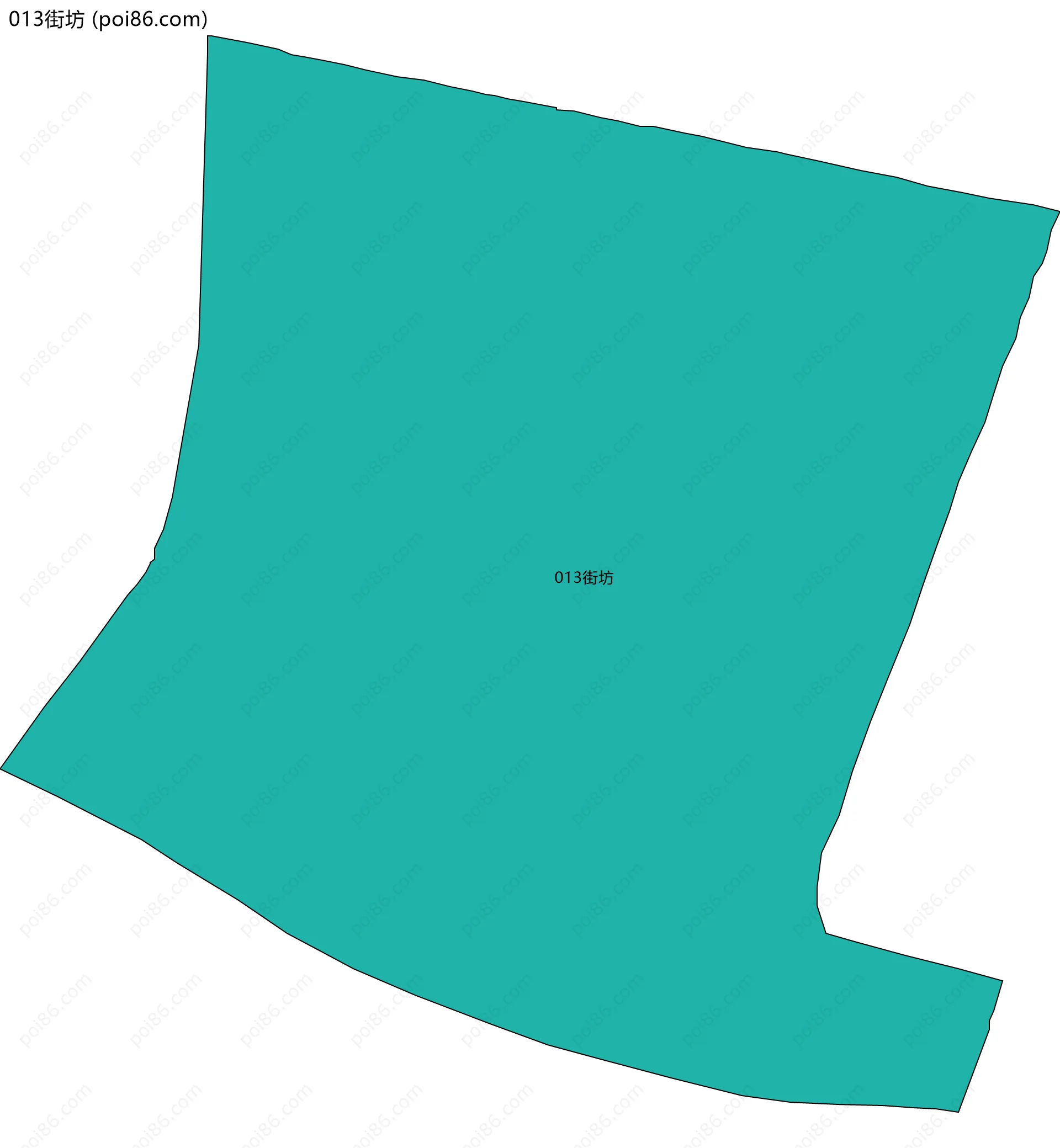 013街坊边界地图