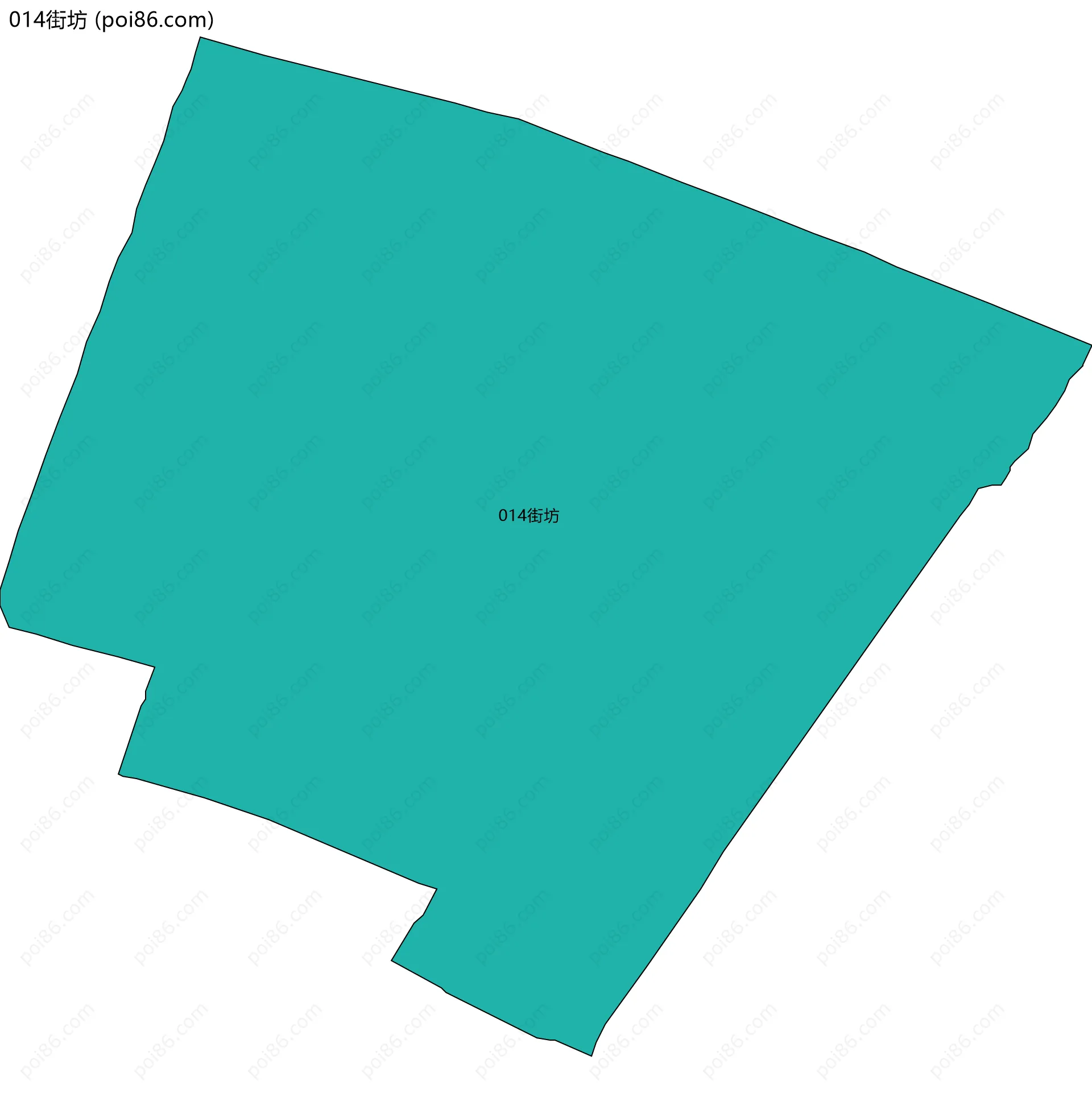 014街坊边界地图