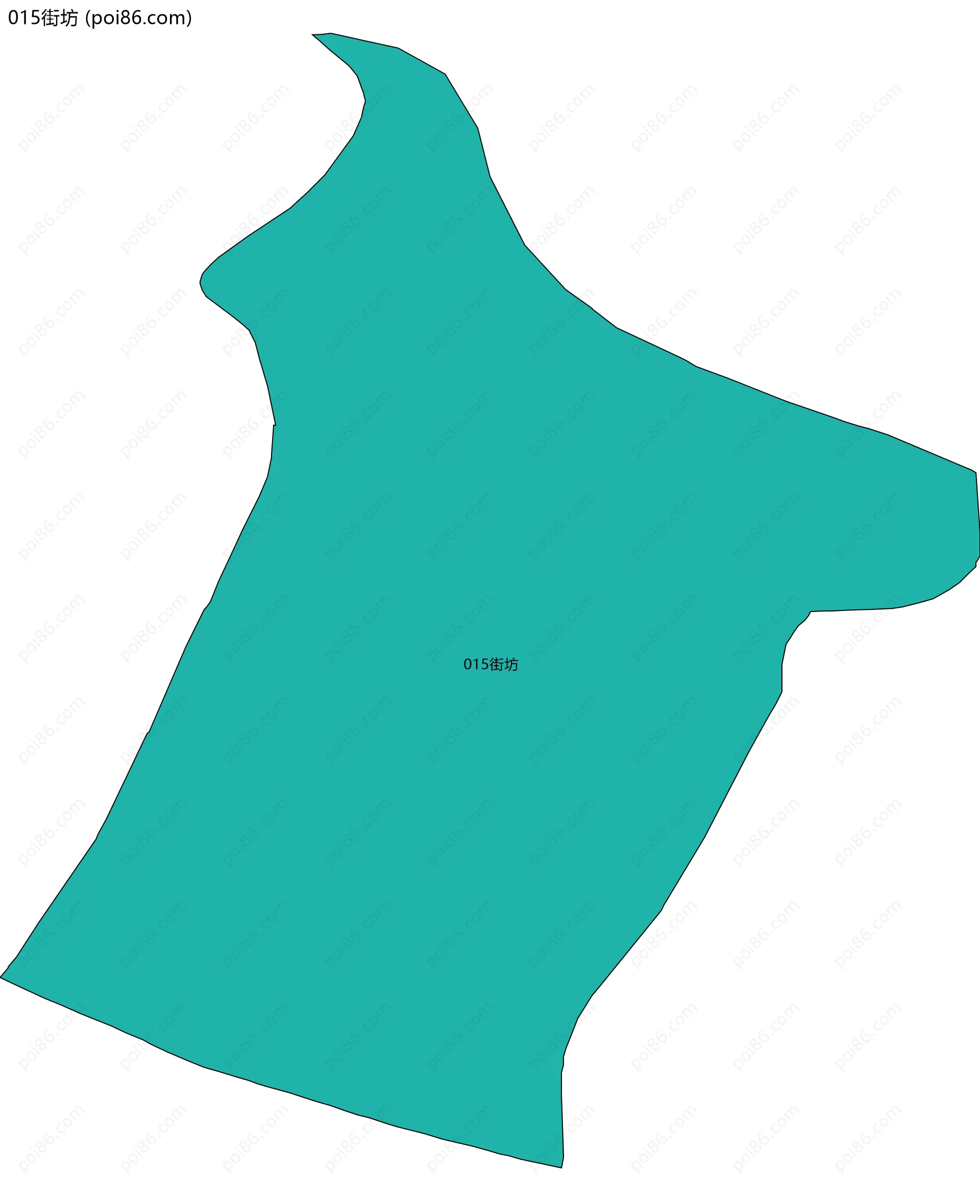015街坊边界地图