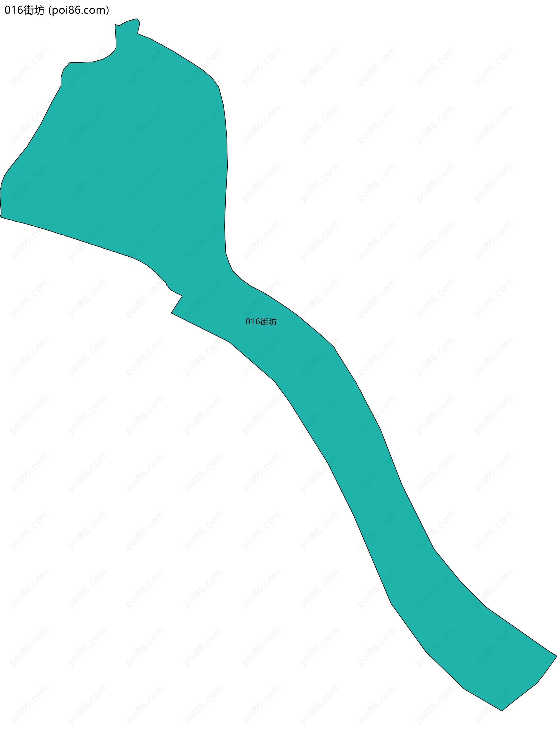 016街坊边界地图
