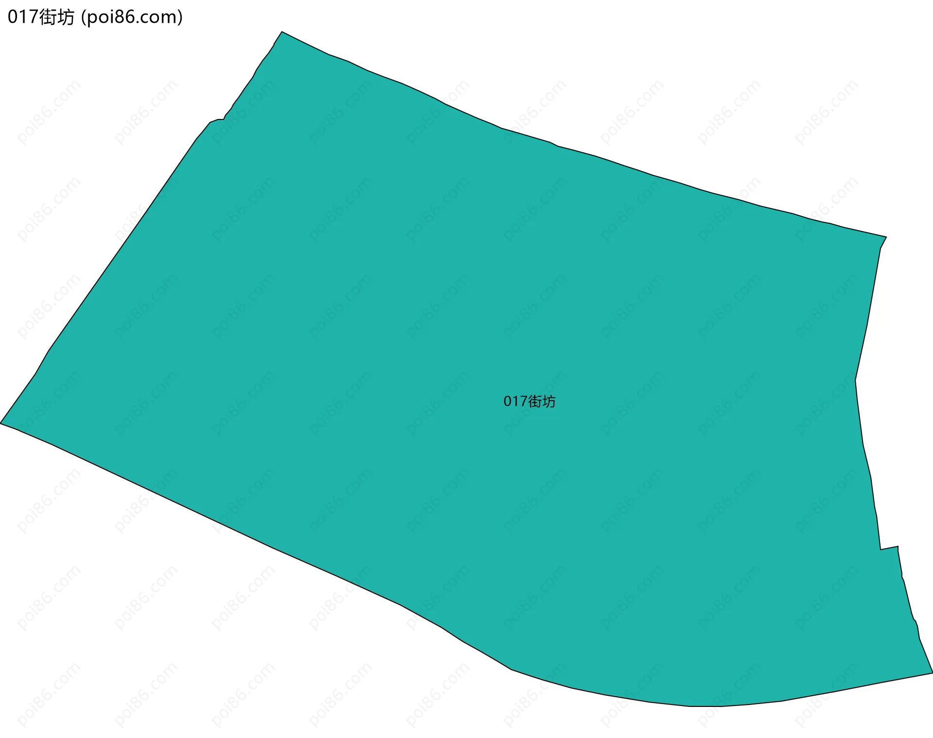 017街坊边界地图