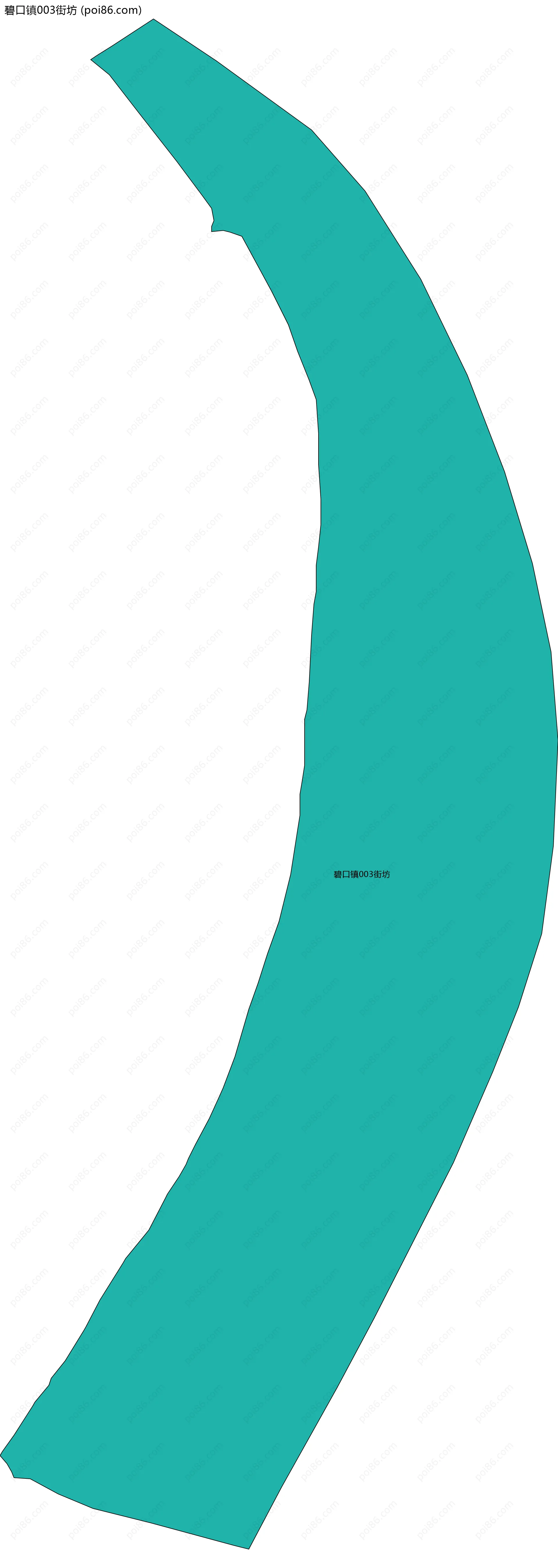 碧口镇003街坊边界地图
