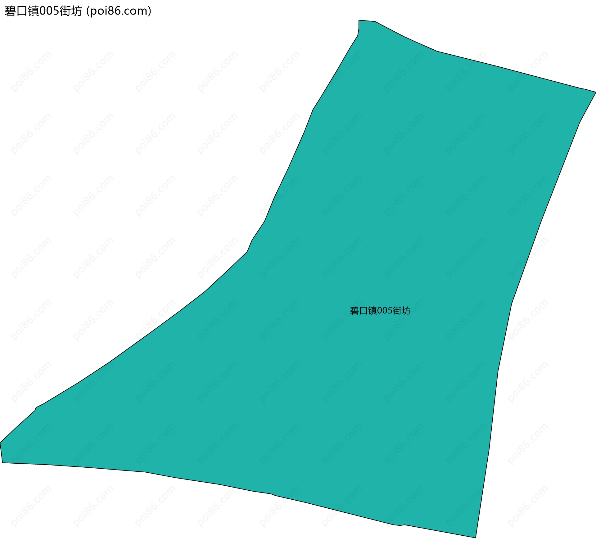 碧口镇005街坊边界地图