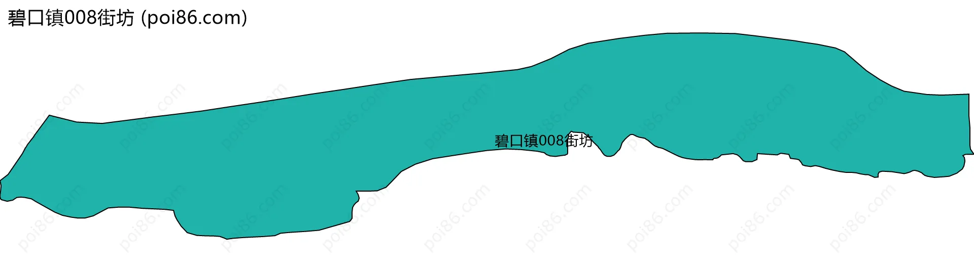 碧口镇008街坊边界地图