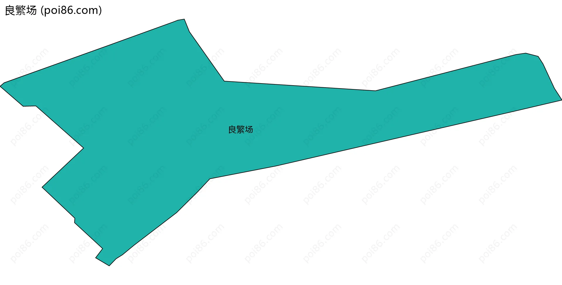 良繁场边界地图